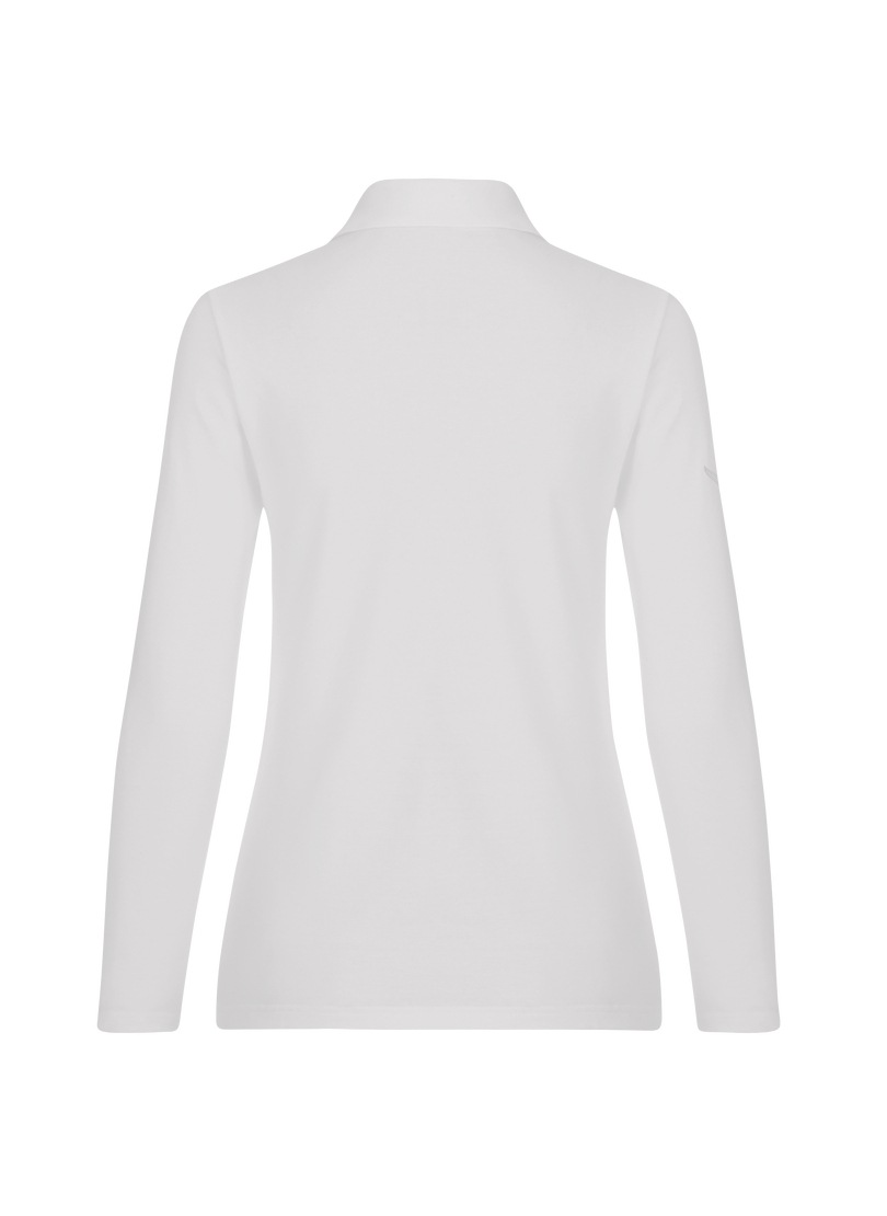 Trigema Poloshirt "TRIGEMA Langarm Poloshirt ohne Knopfleiste" 1 Stk. tlg. günstig online kaufen