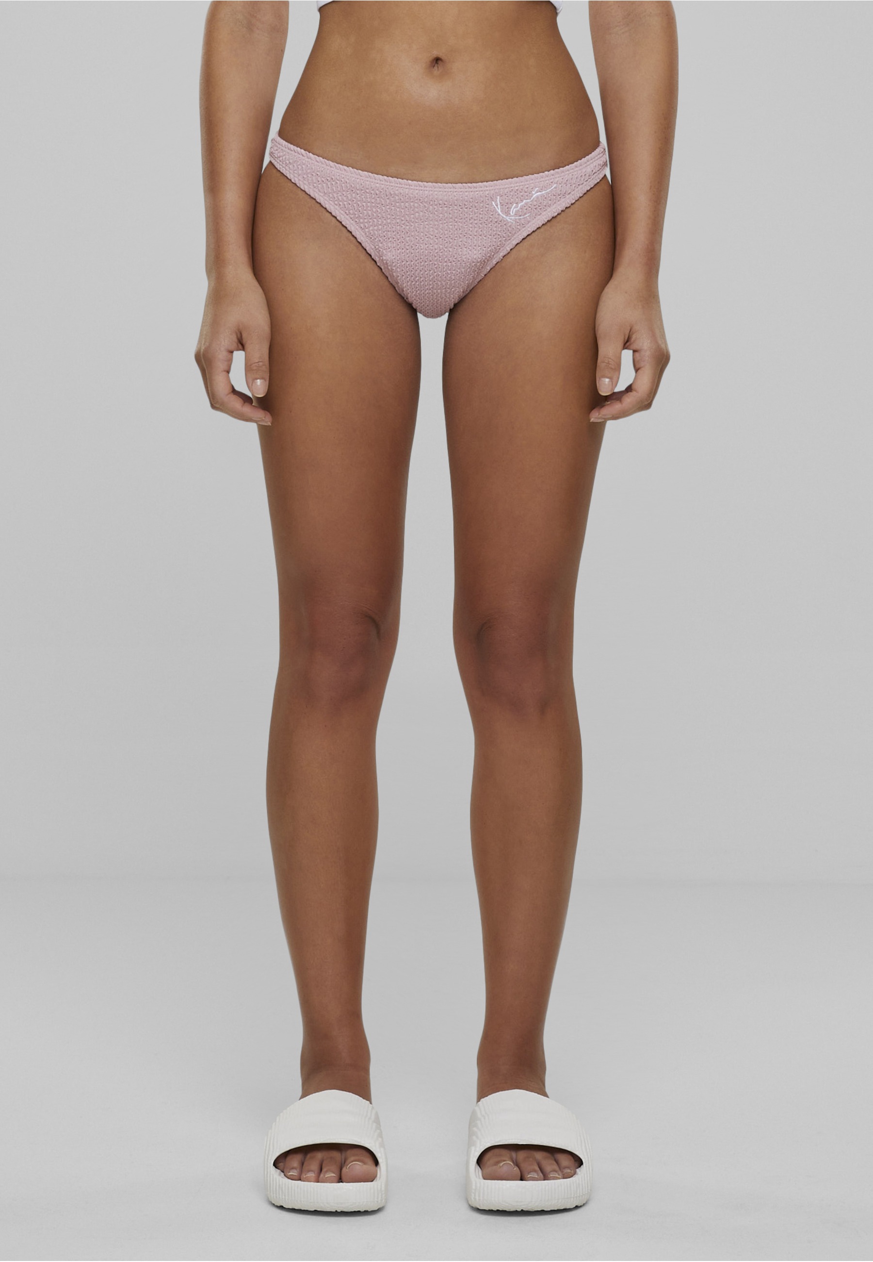 Karl Kani Badeshorts »Karl Kani Damen Small Signature Crinkle High Leg Bikini Bottom«