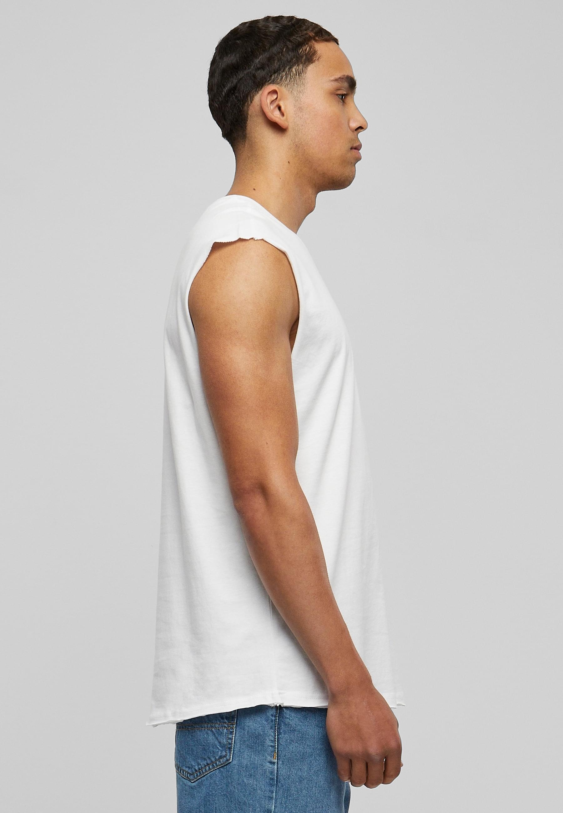 URBAN CLASSICS T-Shirt »Urban Classics Herren Open Edge Sleeveless Tee«, (1 tlg.)