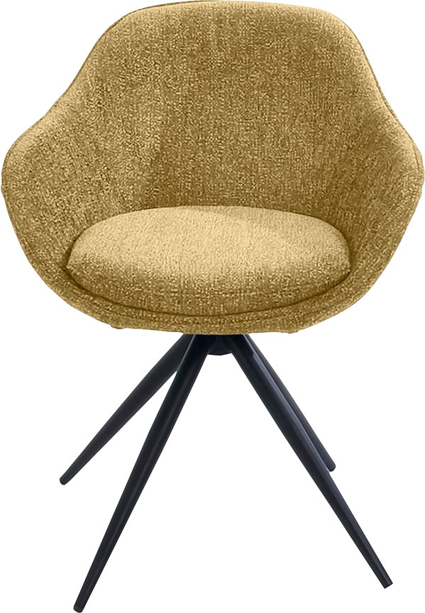 K+W Komfort & Wohnen Drehstuhl "ZOOM" () 4-Fuß Drehstuhl mit Gestell aus Me günstig online kaufen