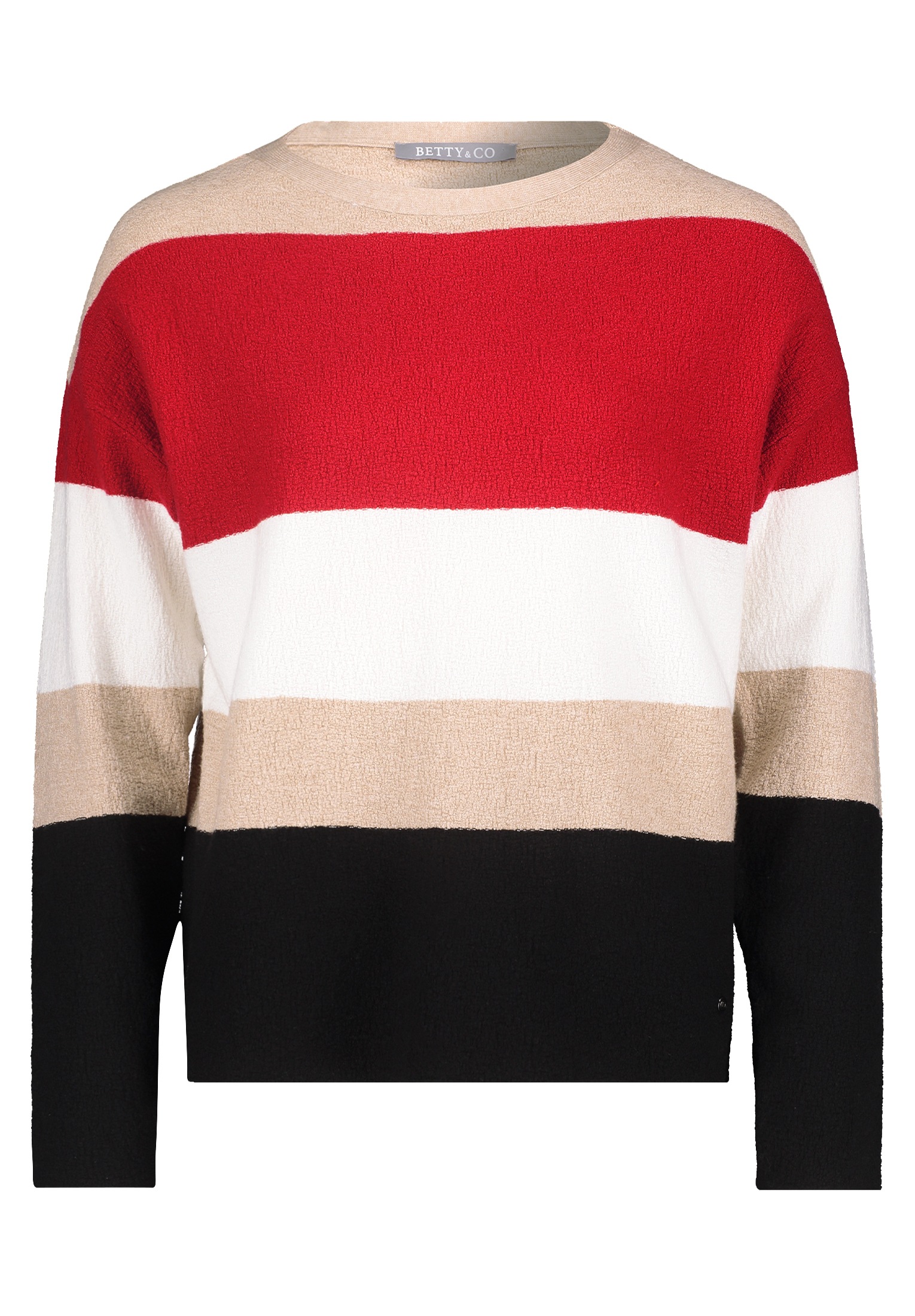 Betty&Co Strickpullover "Betty & Co Strickpullover mit Streifen", (1 tlg.), günstig online kaufen