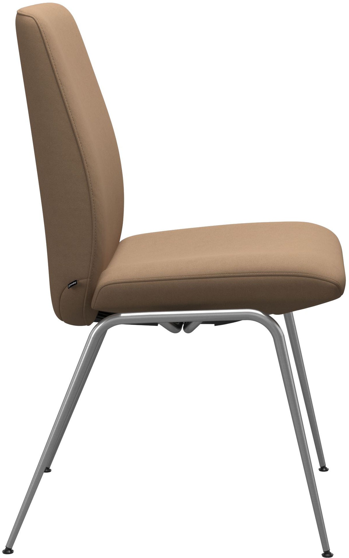 Stressless® Polsterstuhl »Laurel«, Microfaser DINAMICA, Low Back, Größe L, mit Beinen aus Stahl in Chrom matt