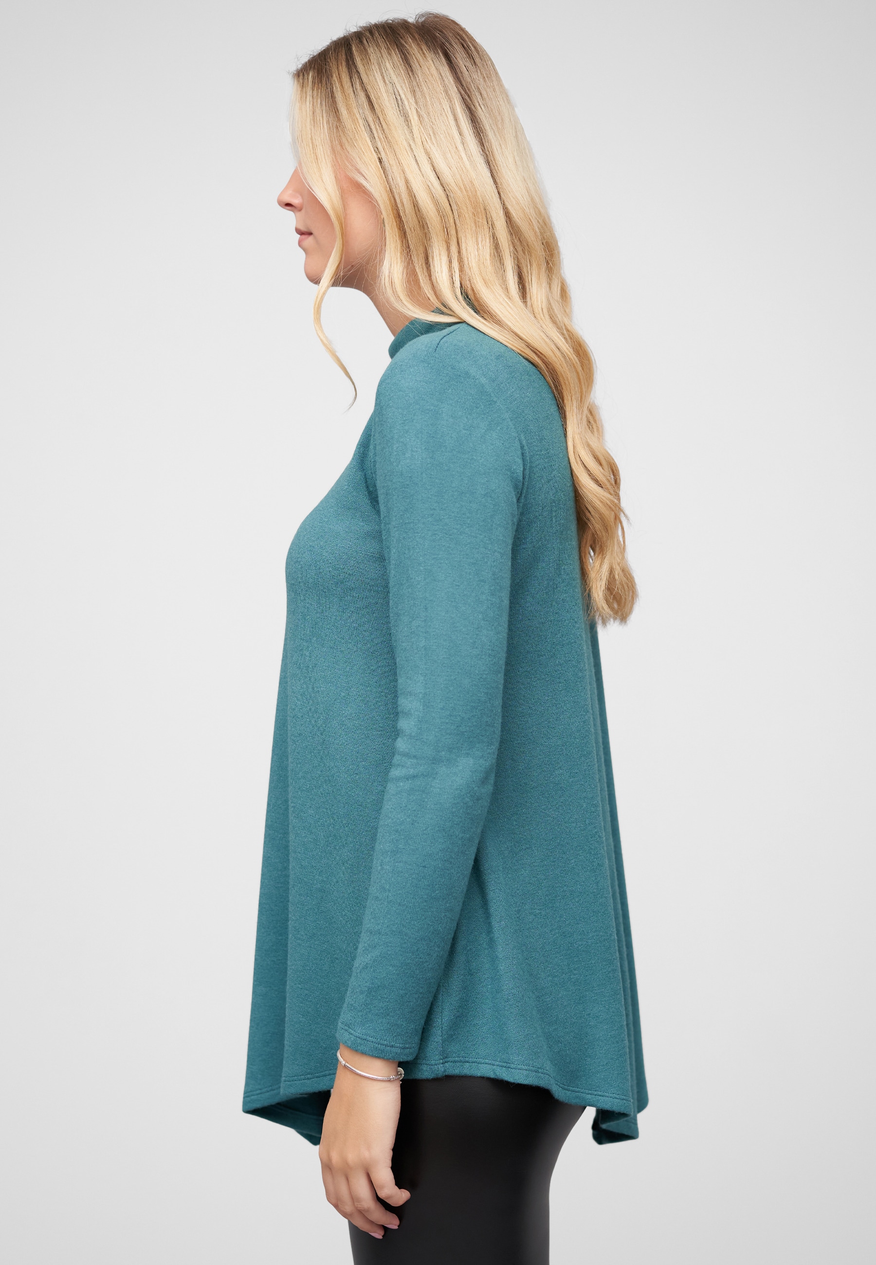 CLOUD 5IVE Rundhalspullover »CLOUD 5IVE Viskose Softtouch Sweater Pullover mit Rollkragen« 1