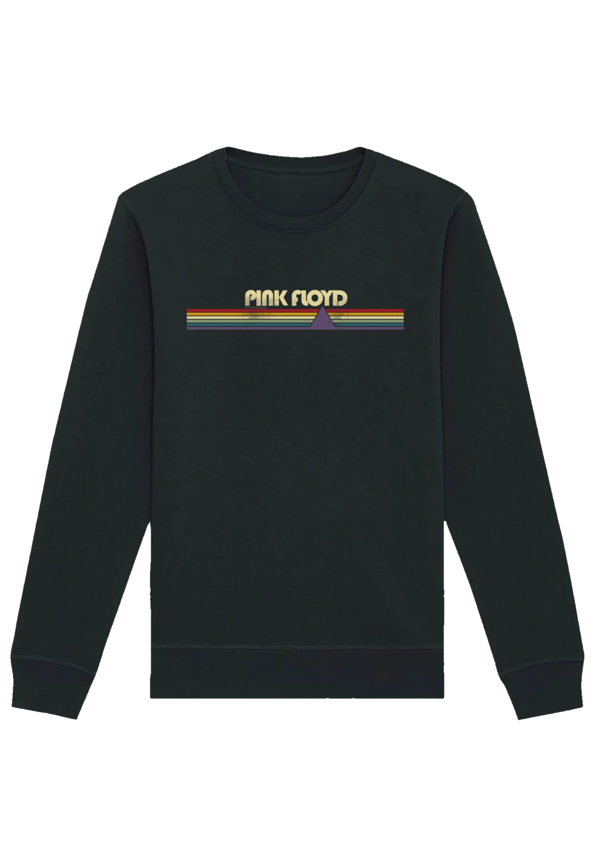 F4NT4STIC Sweatshirt »Pink Floyd Prism Retro Stripes«, Premium Qualität