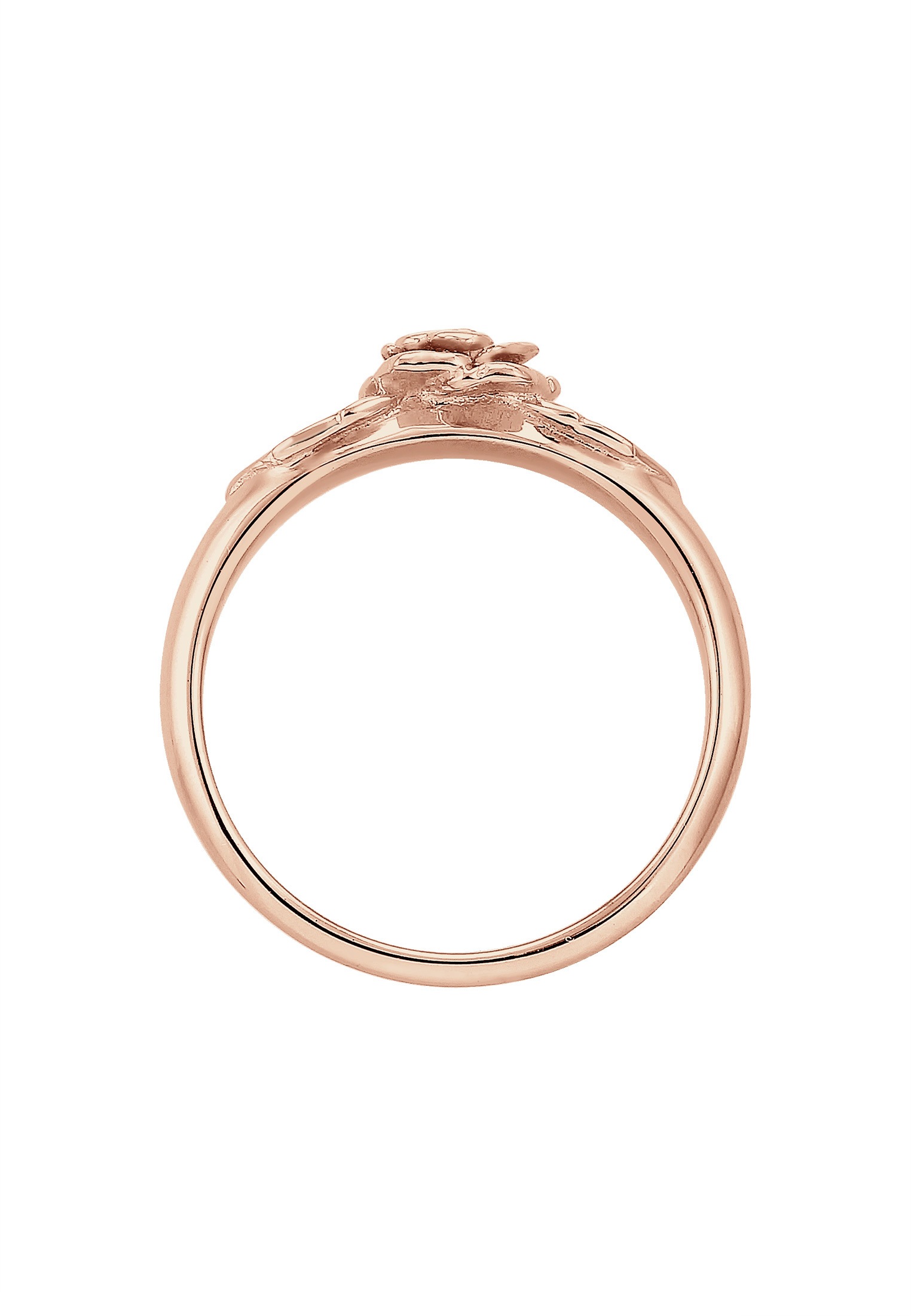 Fingerring ELLI "Rosenblüte Blume Vintage Look Trend 925 Silber" Gr. 58, rosa (rosegold), Fingerringe, Damen, 58mm, ohne Stein, Silber 925 (Sterlingsilber), 3mm, Fingerring 2