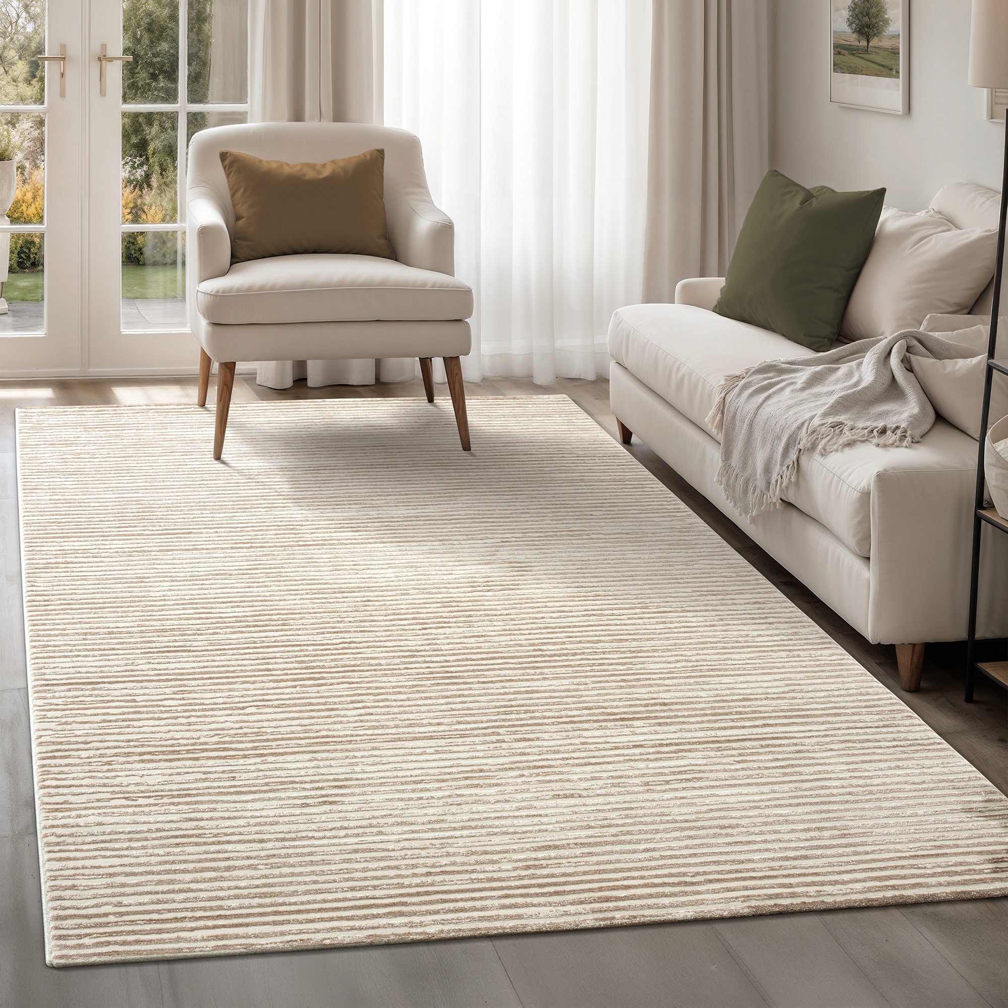 Sanat Teppich "Hera 3404, auch als Läufer erhältlich" rechteckig 11 mm Höhe Kurzflor, modern, Wohnzimmer, Schlafzimmer, fussbodenheizungsgeeignet