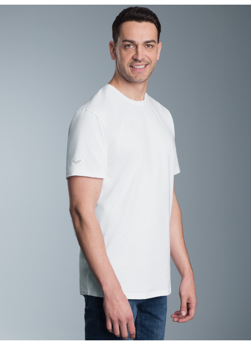 Trigema T-Shirt "TRIGEMA T-Shirt aus Biobaumwolle" 1 Stk.