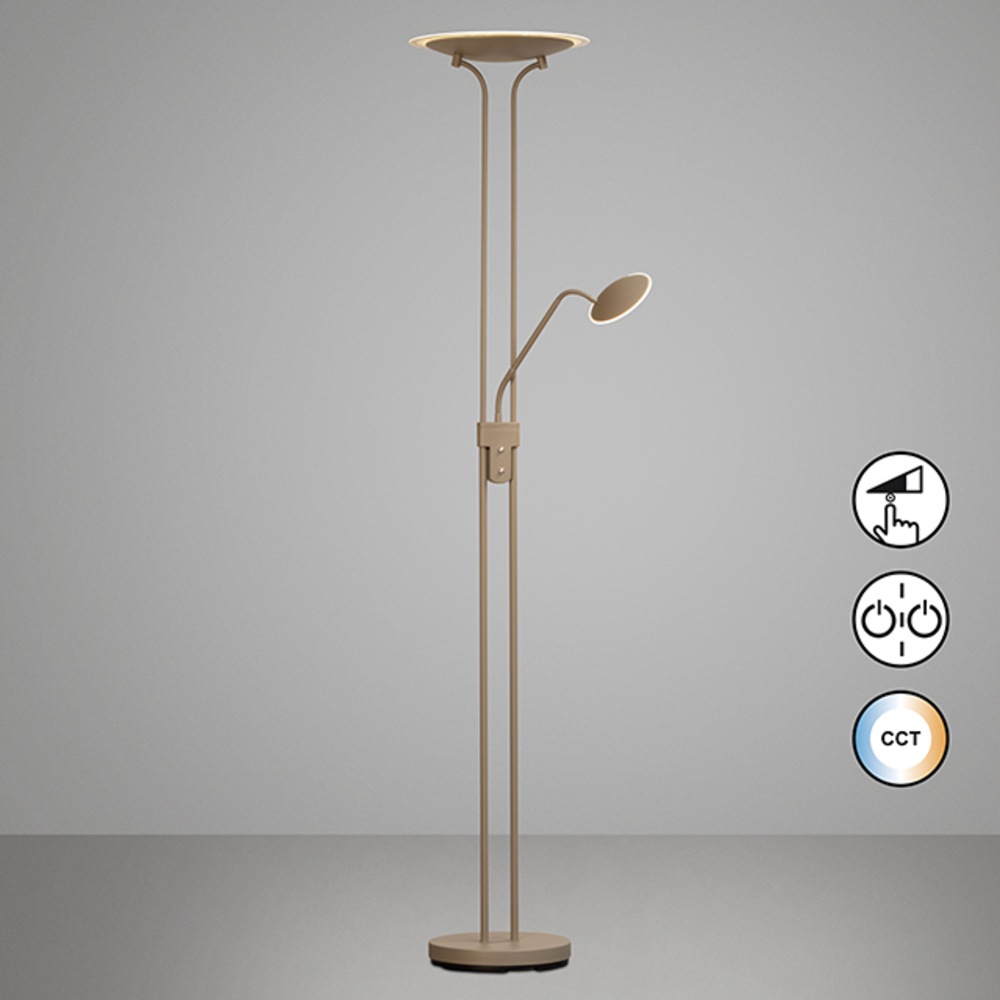 FISCHER & HONSEL Stehlampe »Tallri« LED-Board 1 Stk. Farbtemperatur in 3 Stufen einstellbar