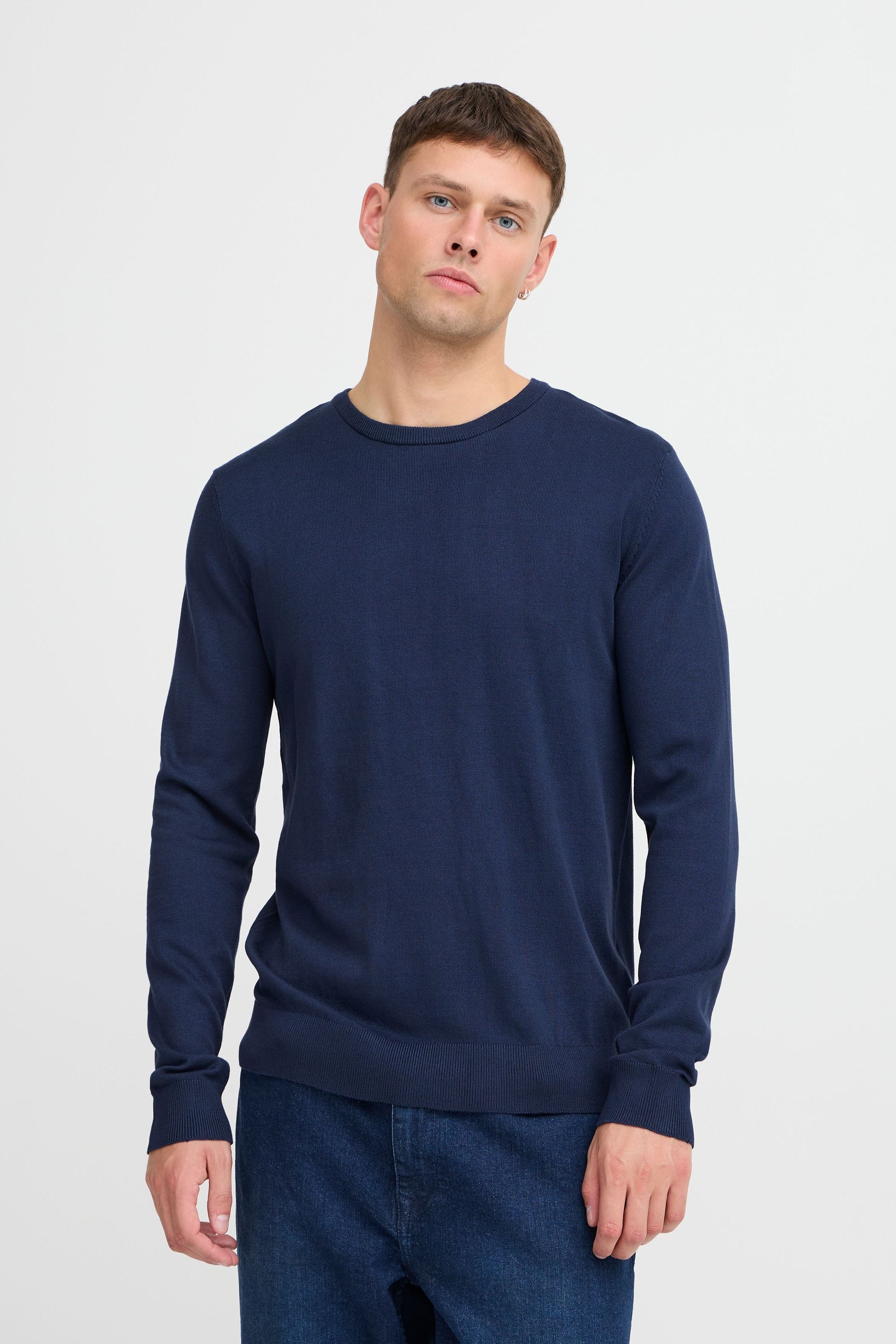 Blend Strickpullover "BHPullover" Schlichter Strickpullover günstig online kaufen