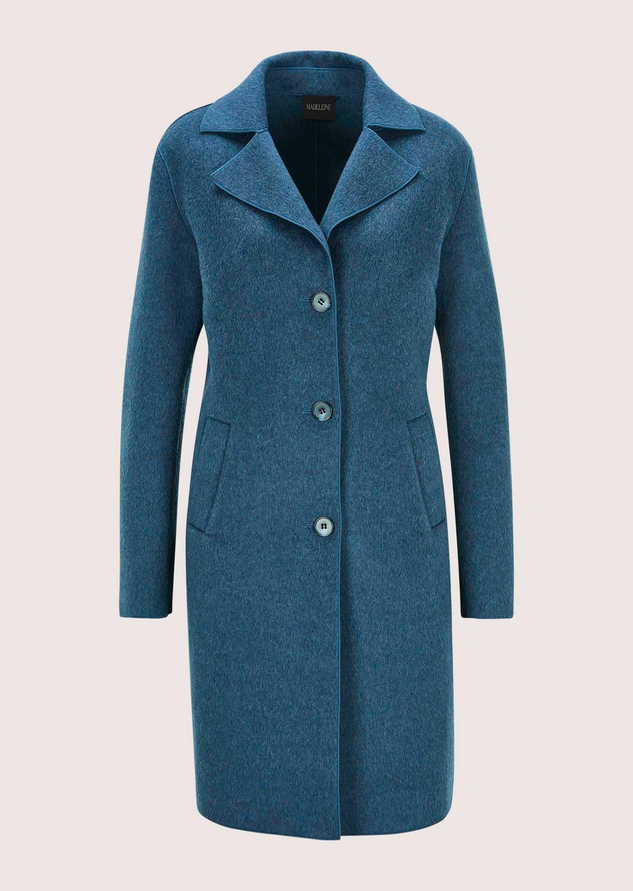 MADELEINE Langmantel "Doubleface-Mantel Eleganter Wollmantel mit Reverskrag günstig online kaufen
