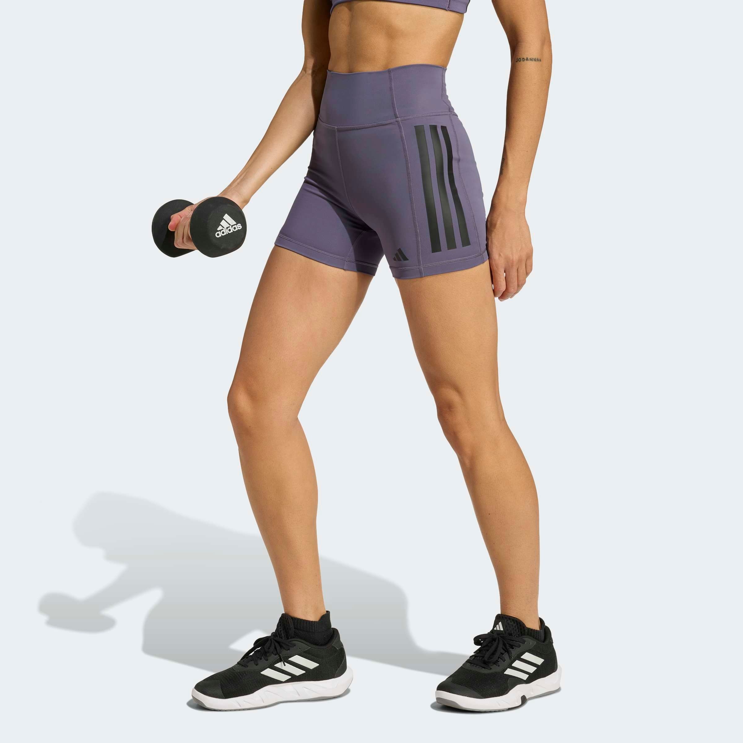 adidas Performance Shorts "OPT 3S 1/4" sportlicher Stil, für Sport, mit Ela günstig online kaufen