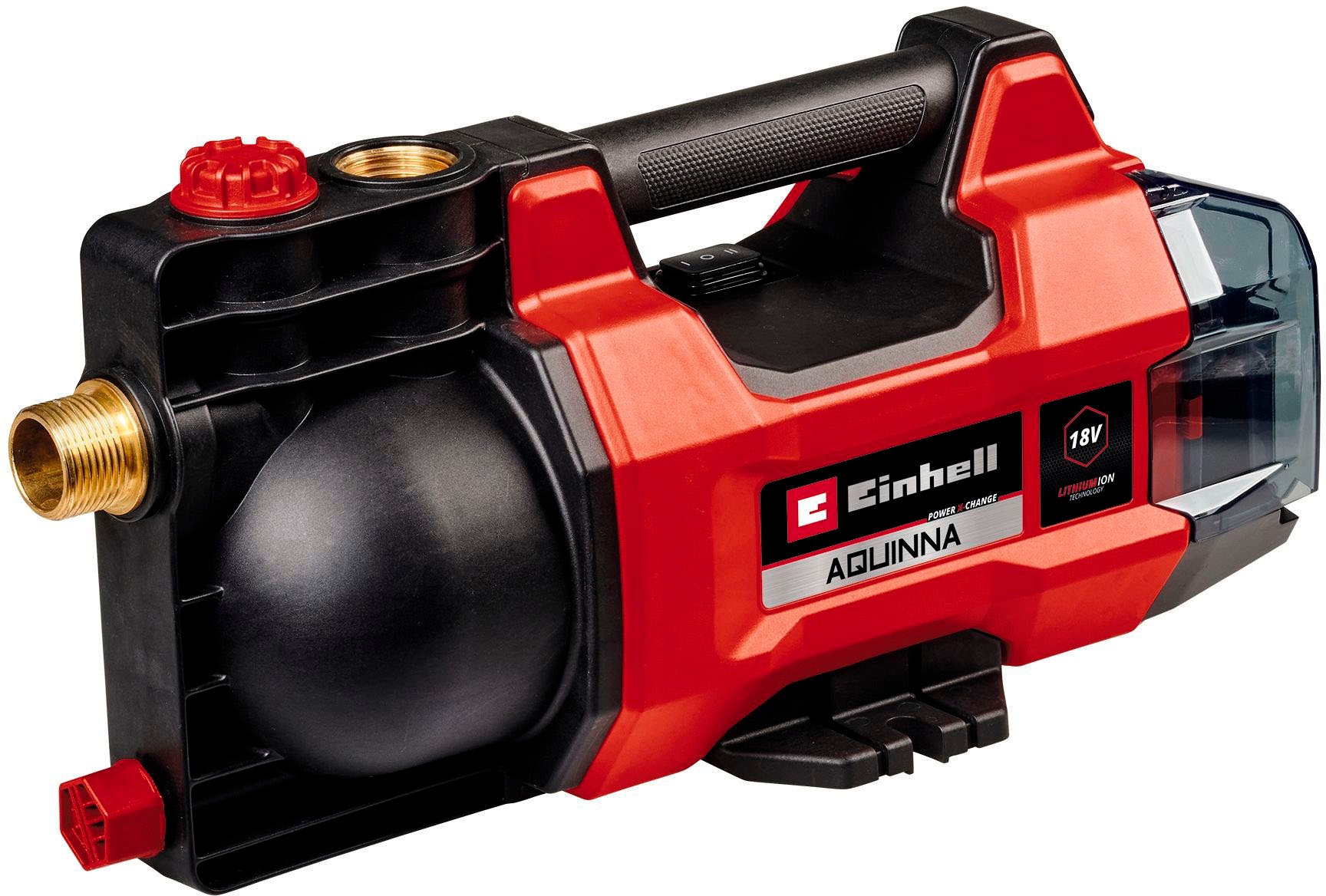 Einhell Akku-Gartenpumpe »Power X-Change AQUINNA 18/28«, mit Leistungsstufenschalter und Überlastschutz