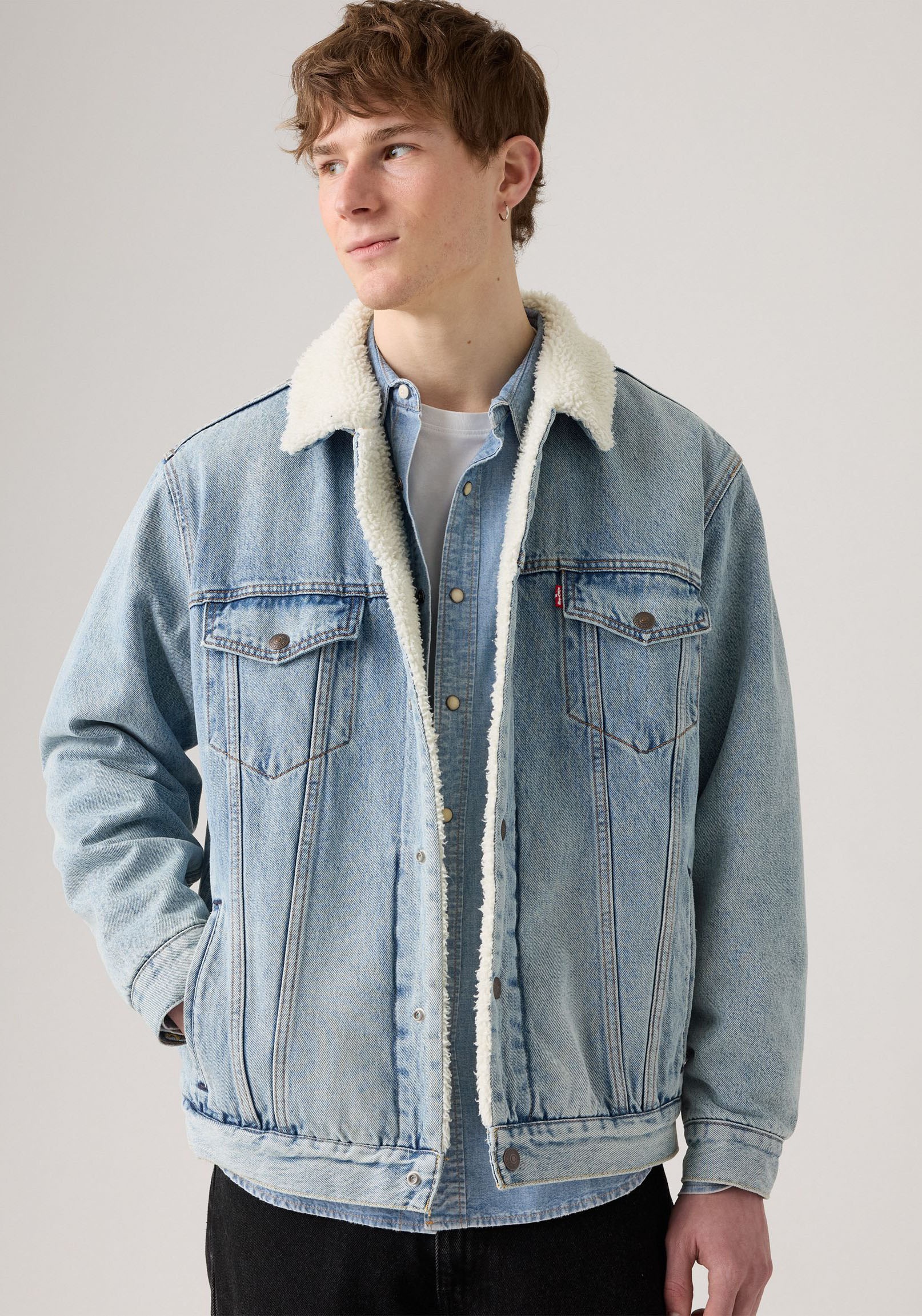 Levis Jeansjacke, Warm gefüttert günstig online kaufen