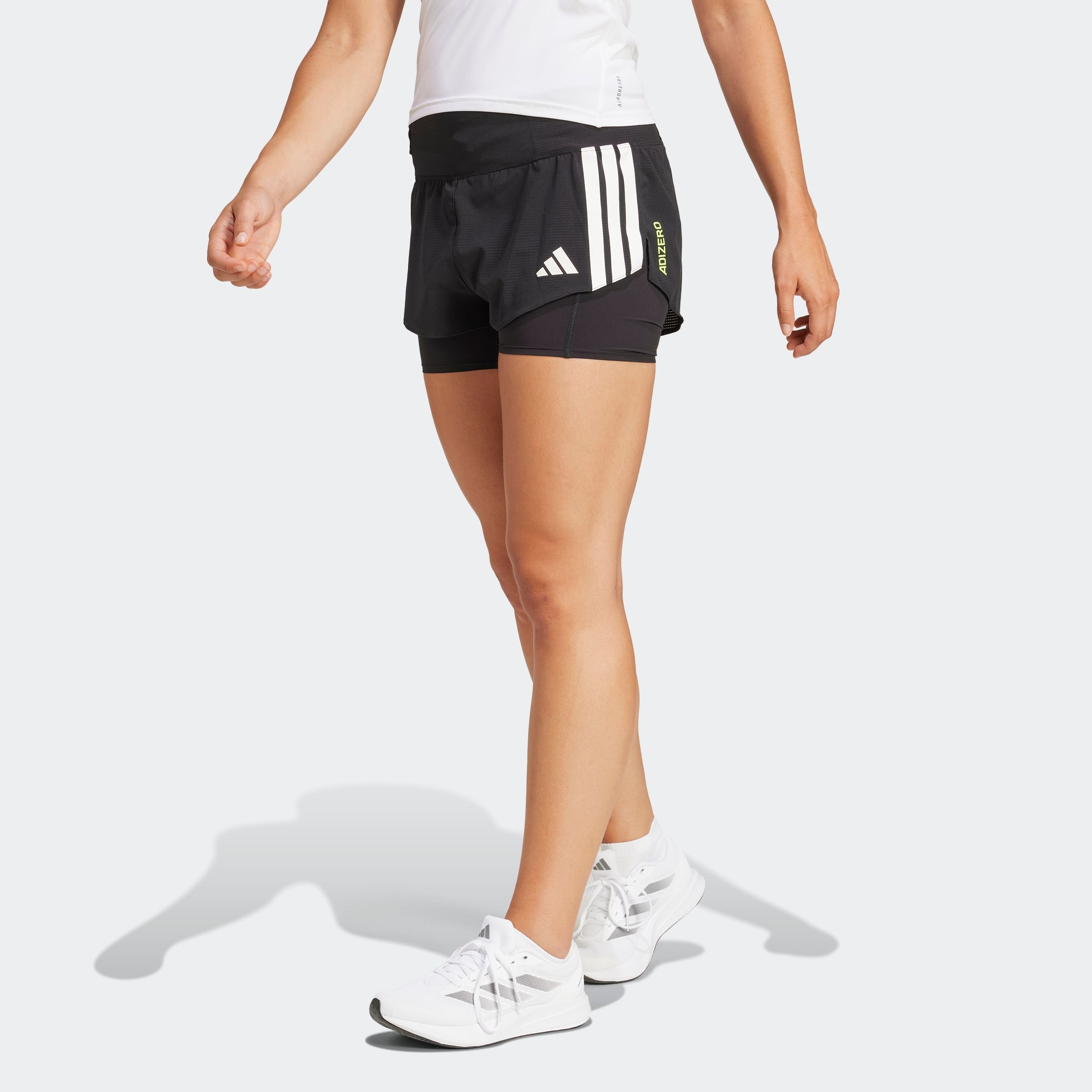adidas Performance Laufshorts "ADIZERO RUNNING 2-IN-1 GEL POCKET" günstig online kaufen