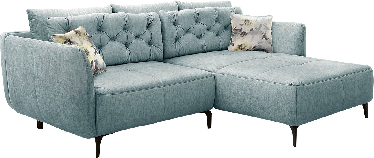 Jockenhöfer Gruppe Ecksofa Salo, im Retrolook, mit 5 Rücken-/Zierkissen günstig online kaufen
