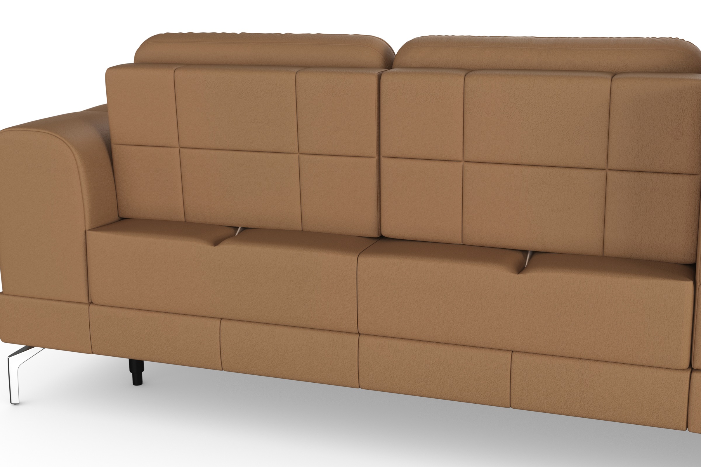 sit&more Ecksofa »Bendigo L-Form«, inklusive Sitztiefenverstellung, Bodenfreiheit 15 cm, 2 Fußfarben