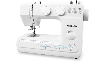 Medion® Freiarm-Nähmaschine »MD 18205«, Knopfloch- und Einfädelautomatik kaufen