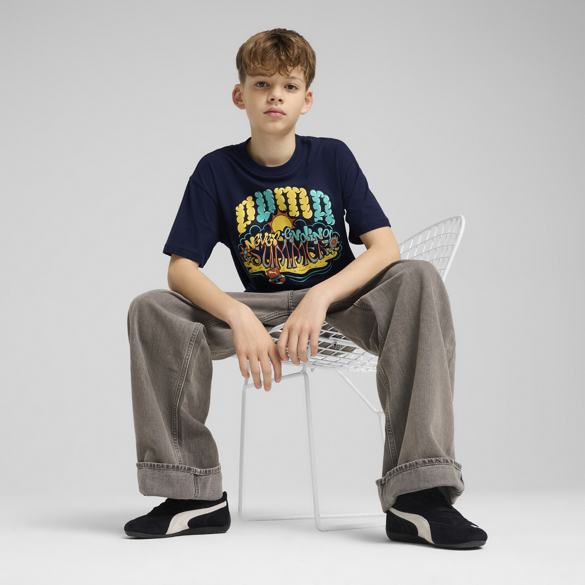 PUMA T-Shirt »Graphics T-Shirt III Jungen«