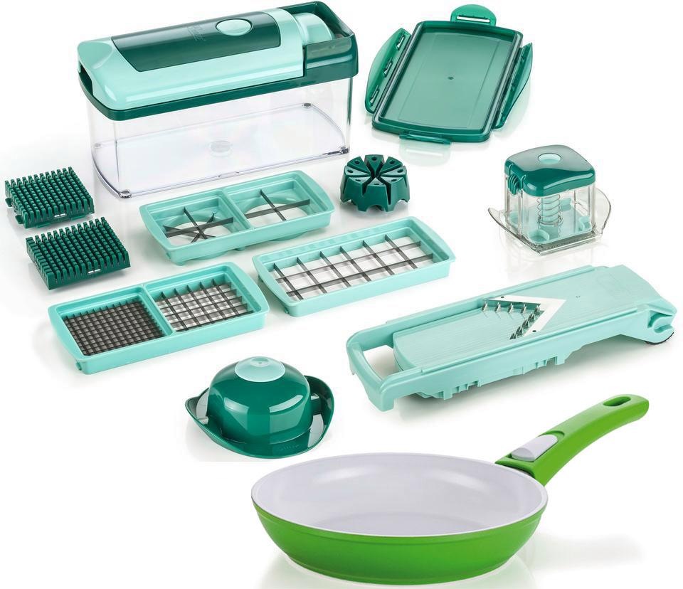 Genius Zerkleinerer »Nicer Dicer Fusion«, 13-tlg., 2500 ml Auffangbehälter