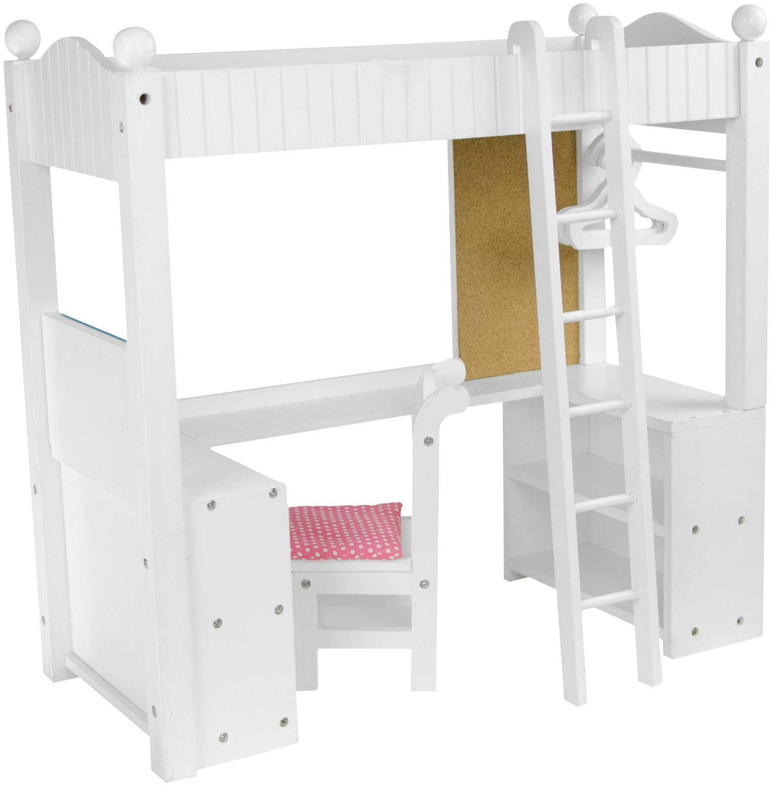 TEAMSON™ KIDS    Puppenbett »Olivia's Little World, Fancy«, Puppenbett, -kleiderschrank und -Schreibtisch in Einem