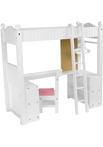 Puppenbett »Olivia's Little World, Fancy«, Puppenbett, -kleiderschrank und...