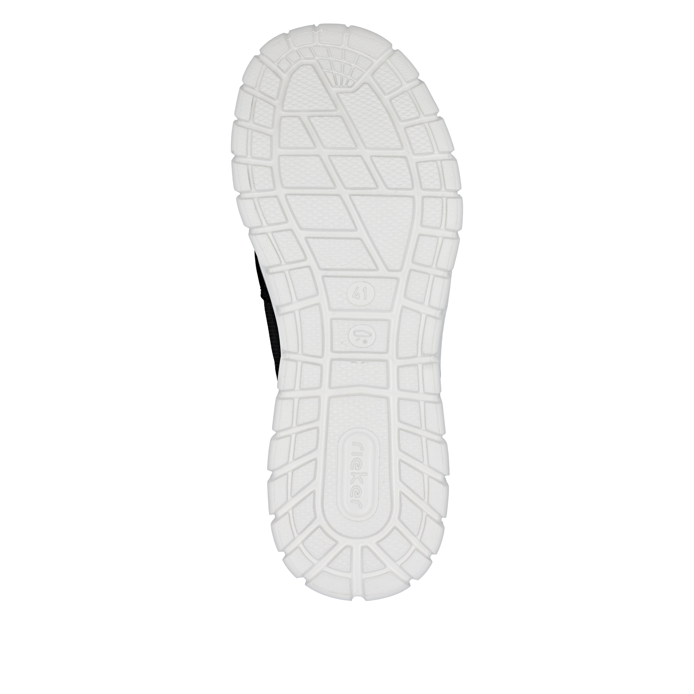 RIEKER Sport Slip-On Sneaker, Freizeitschuh, Halbschuh, Slipper mit Anziehlaschen