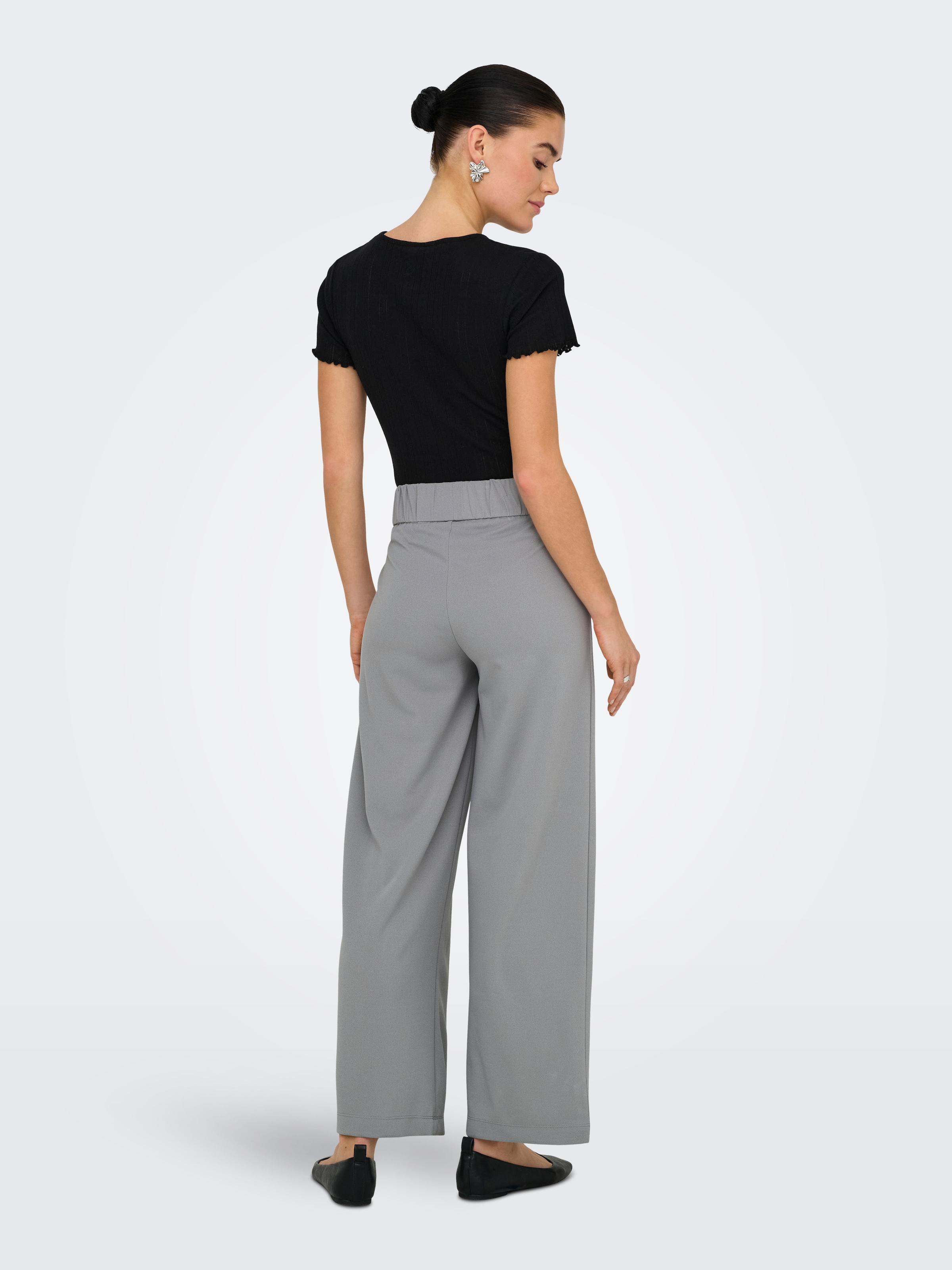 JDY Jerseyhose »JDYGEGGO NEW LONG PANT JRS NOOS«, mit dekorativem Riegel vorne am Bund