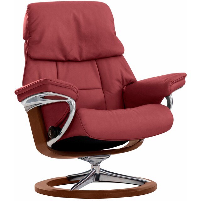 Stressless® Relaxsessel »Ruby«, (Set, Relaxsessel mit Hocker), mit  Signature Base, Größe M, Gestell Eiche, Wenge, Braun & Schwarz kaufen | BAUR