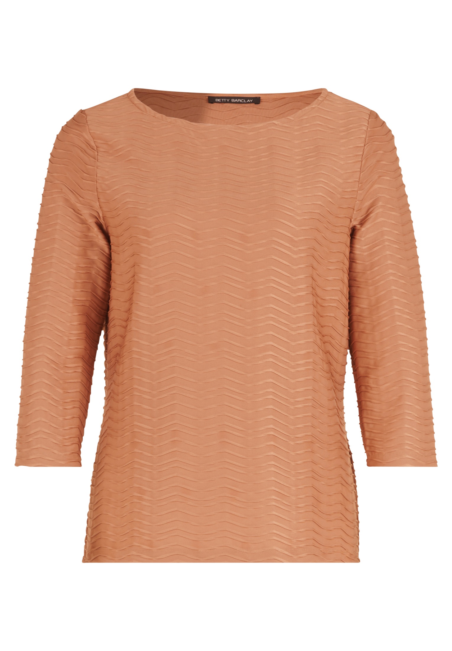 Betty Barclay 3/4-Arm-Shirt »Betty Barclay Damen Strukturshirt mit U-Boot-Ausschnitt«, (1 tlg.), Material