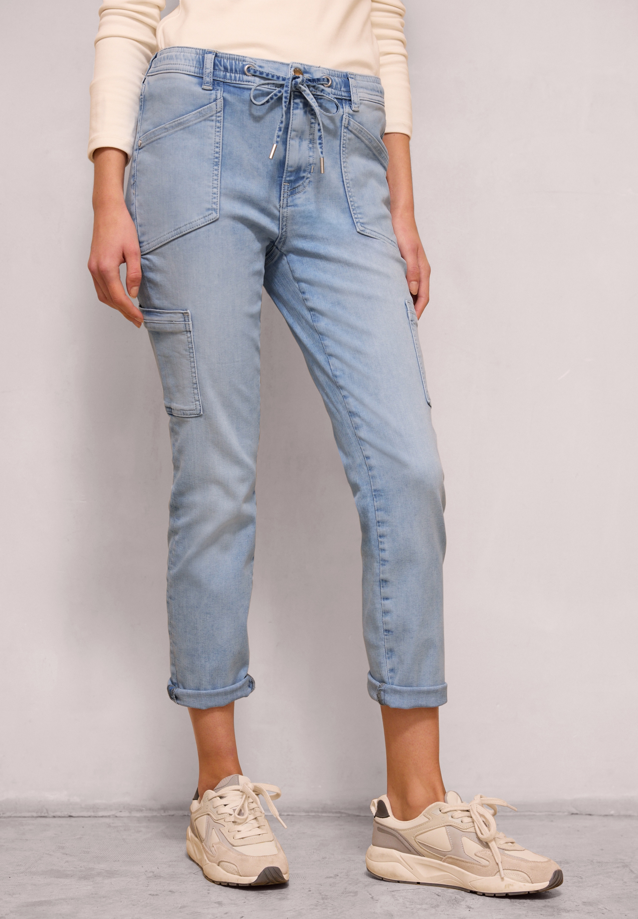 STREET ONE STUDIO Comfort-fit-Jeans Middle Waist