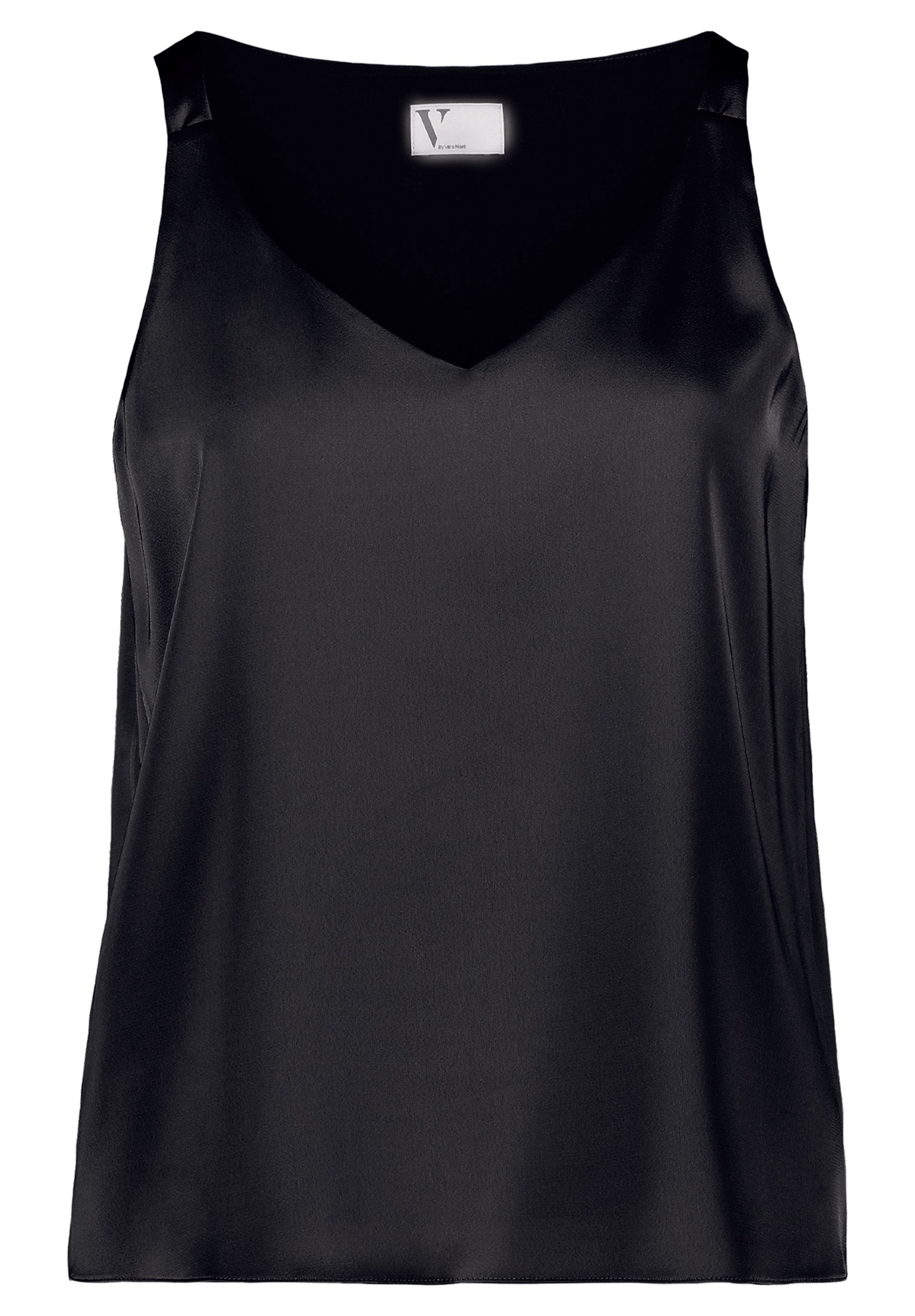 Vera Mont Satinbluse "Vera Mont Damen Satin-Bluse mit V-Ausschnitt" günstig online kaufen