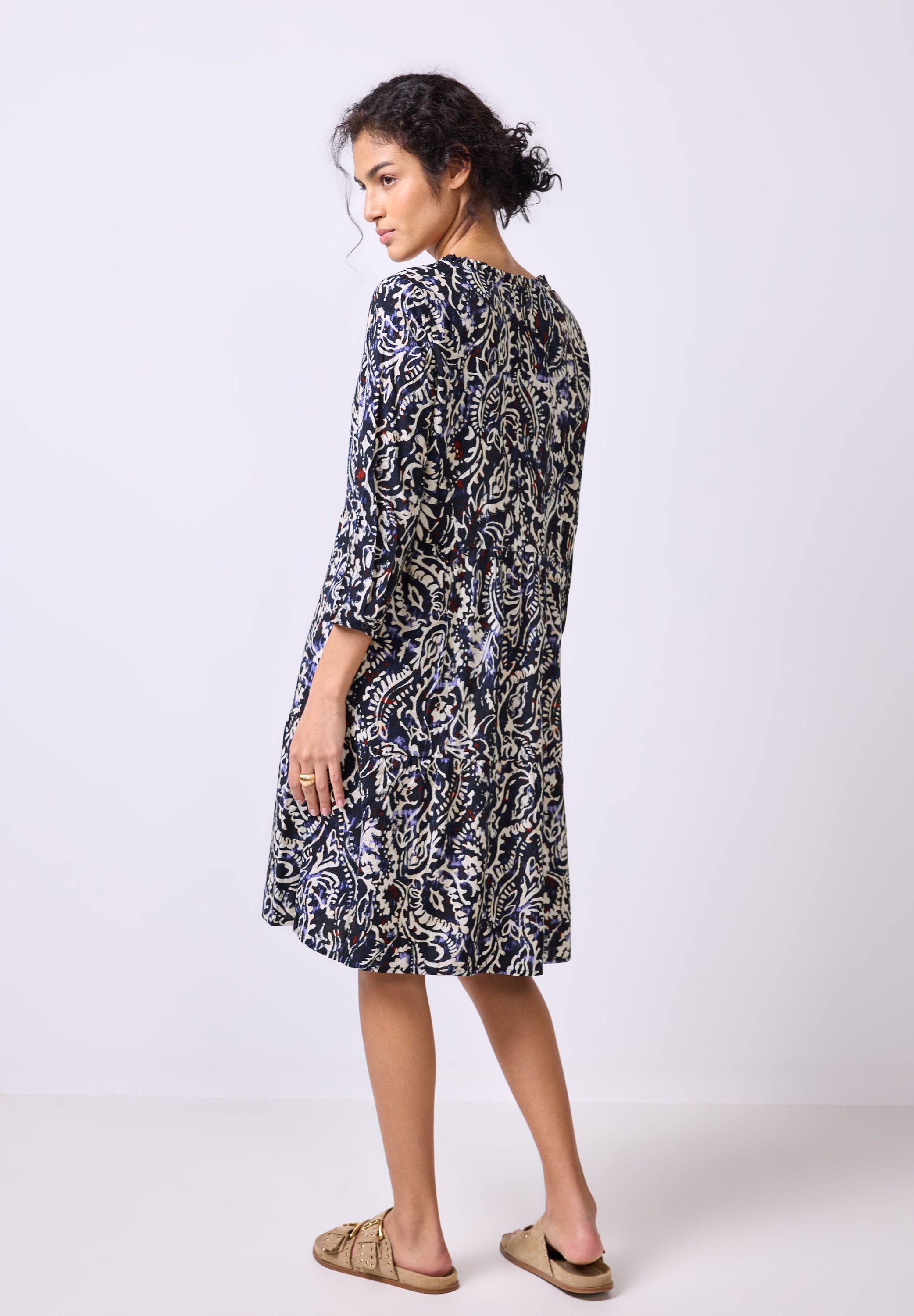 STREET ONE STUDIO Tunikakleid Ohne Taschen aus Viskose günstig online kaufen