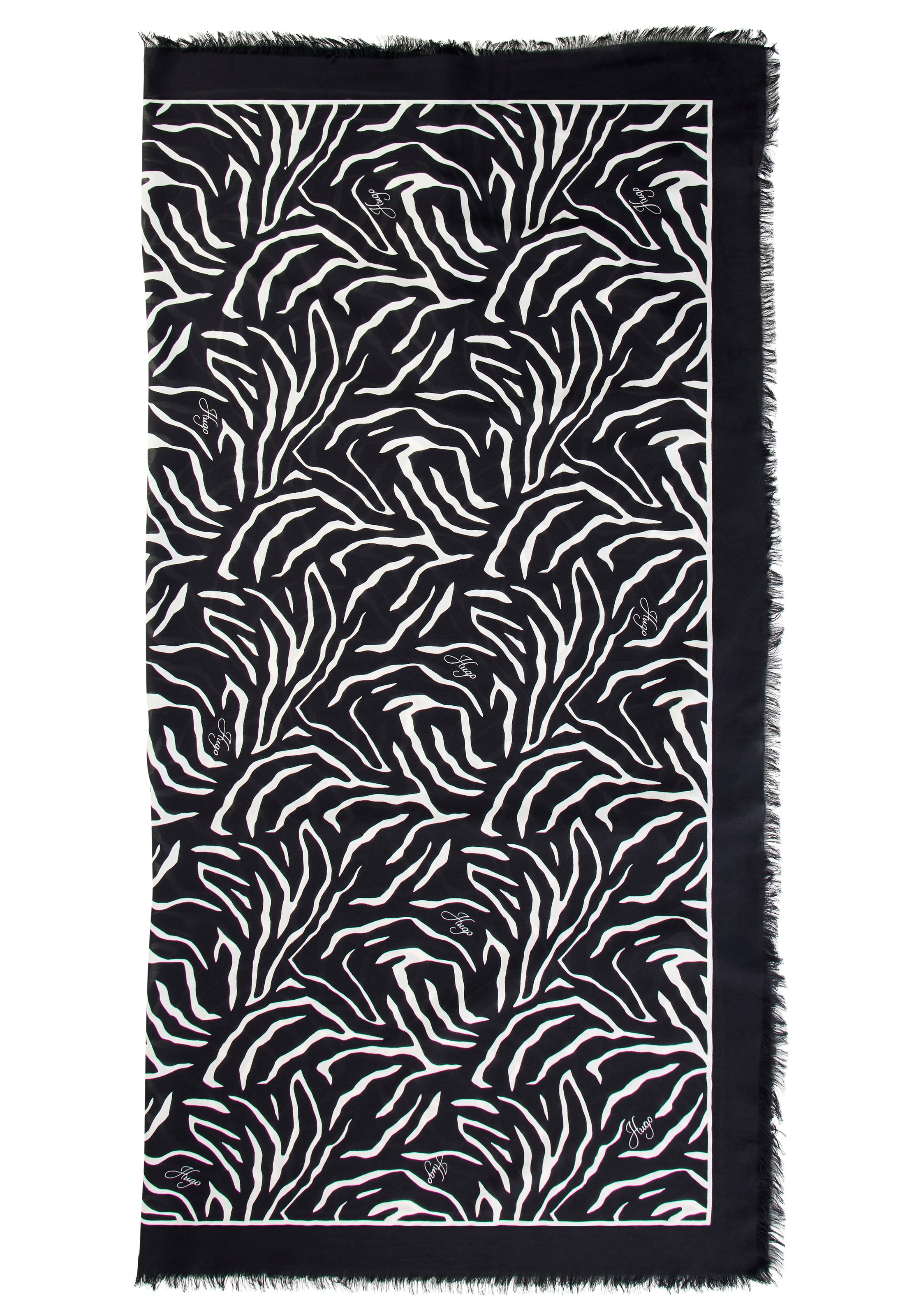 HUGO Schal "Alycia 120*120" mit HUGO-Logodrucken günstig online kaufen