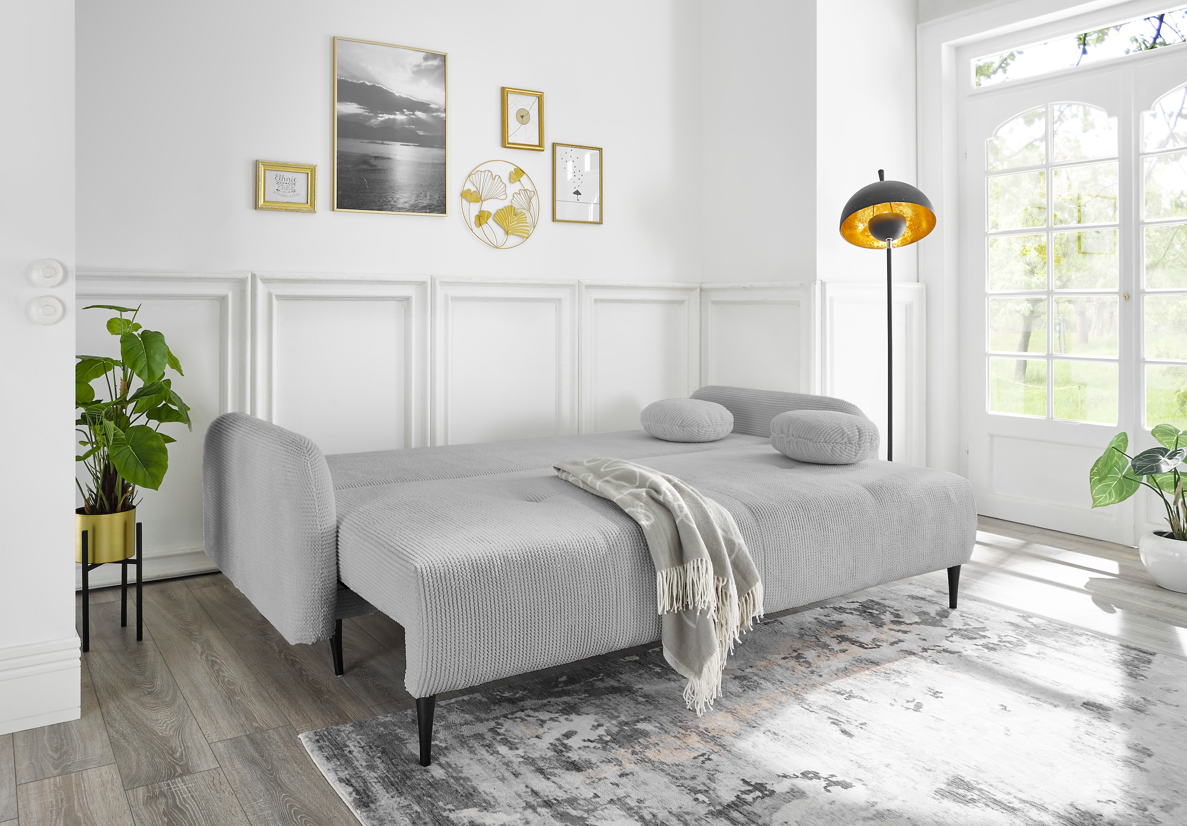 Leonique 2,5-Sitzer »BLAISE«, nachts: Schlafsofa (Liegefläche 140/200 cm), tagsüber 3-Sitzer-Sofa