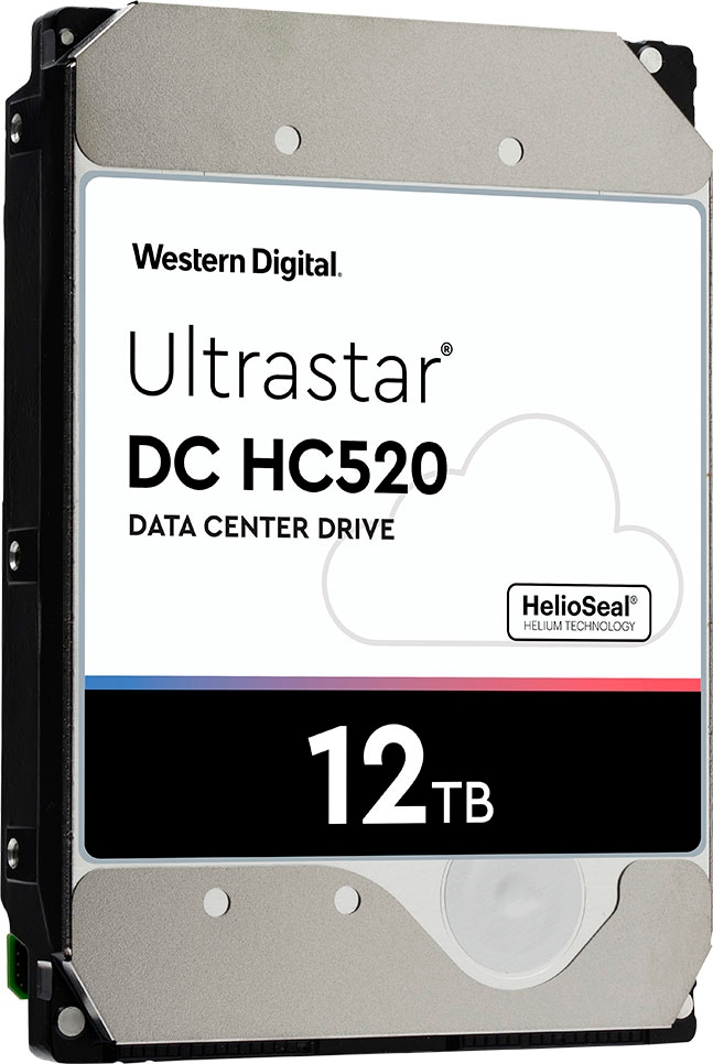 Western Digital HDD-Festplatte »Ultrastar DC HC520, 512e Format, ISE«, 3,5 Zoll, Anschluss SAS, Bulk