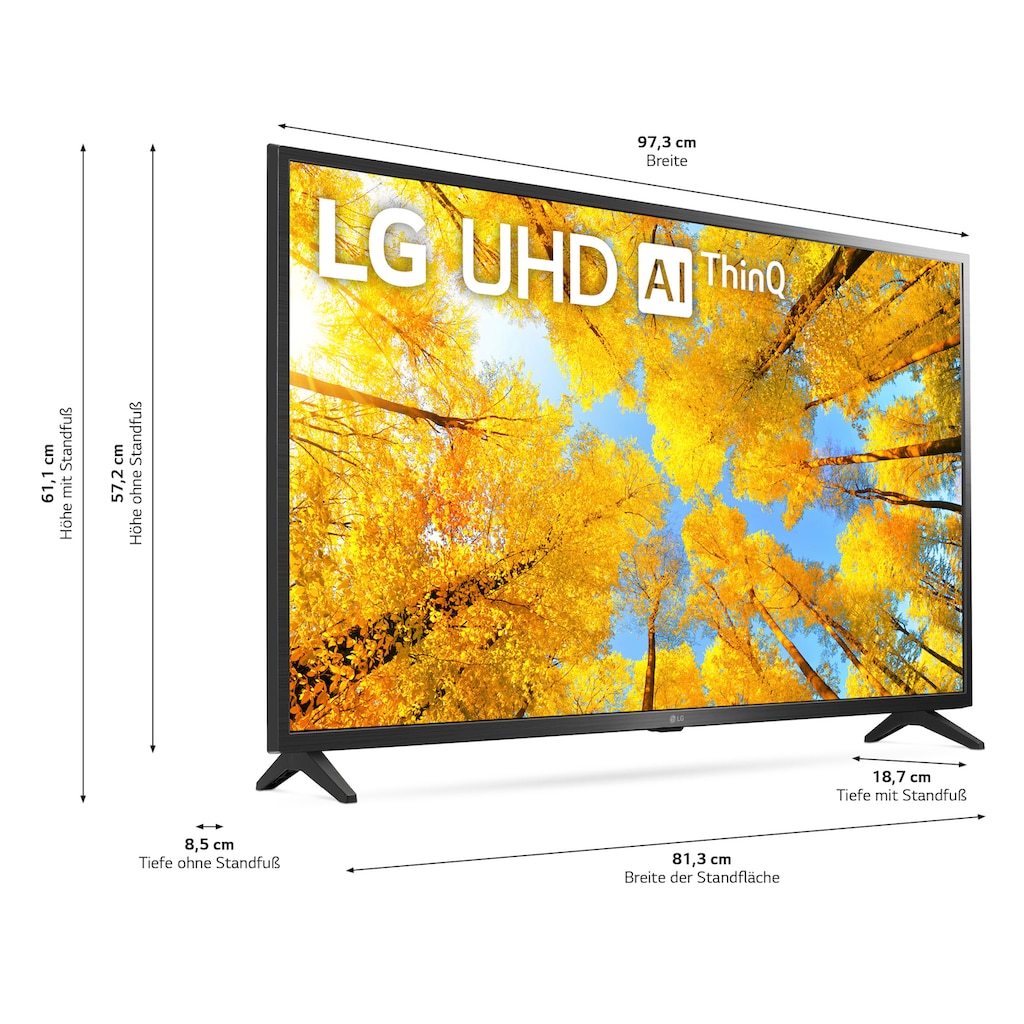 LG LED-Fernseher »43UQ75009LF«, 108 cm/43 Zoll, 4K Ultra HD, Smart-TV