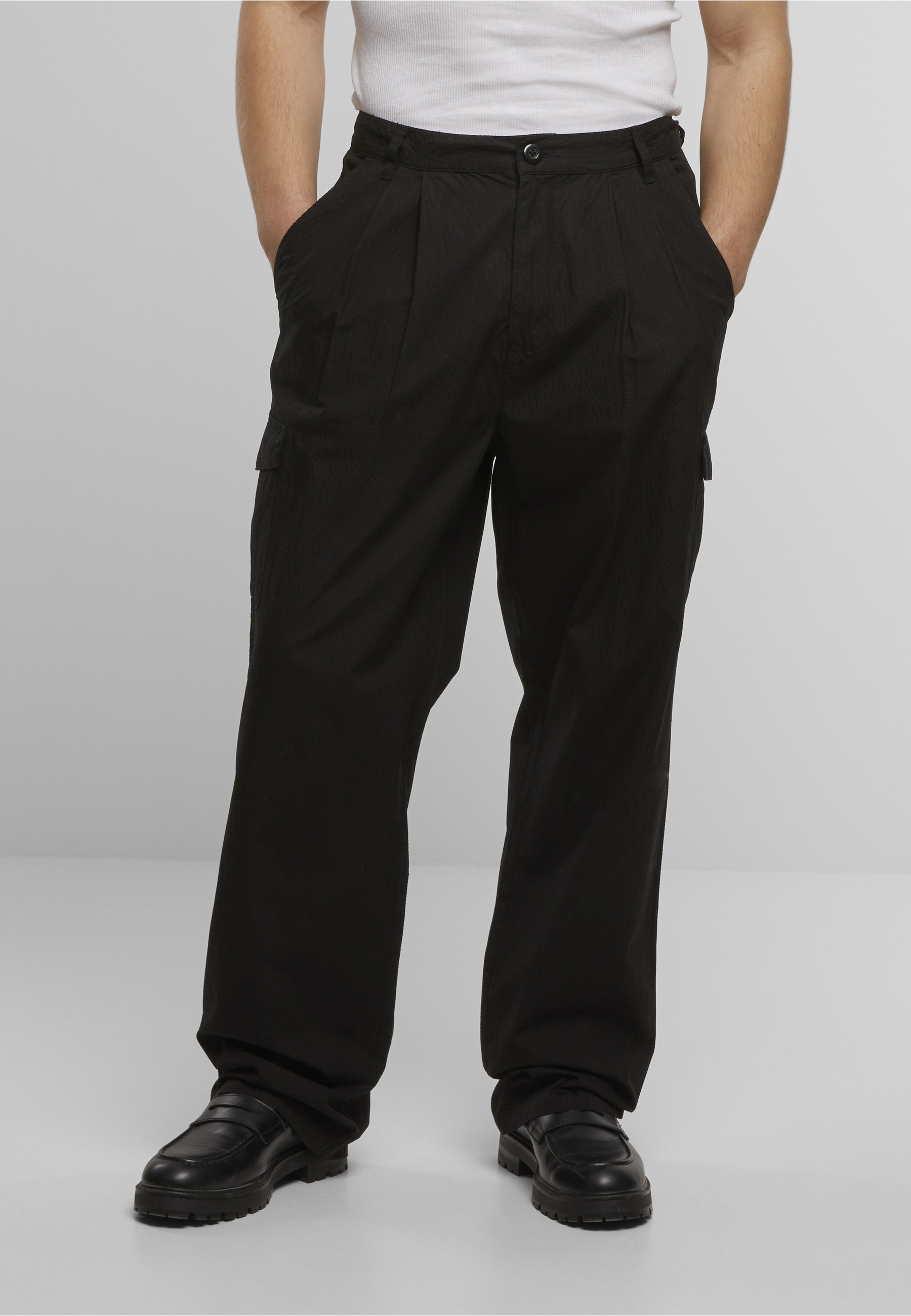 URBAN CLASSICS Cargohose »Urban Classics Wide Pleated Cargo Pants«
