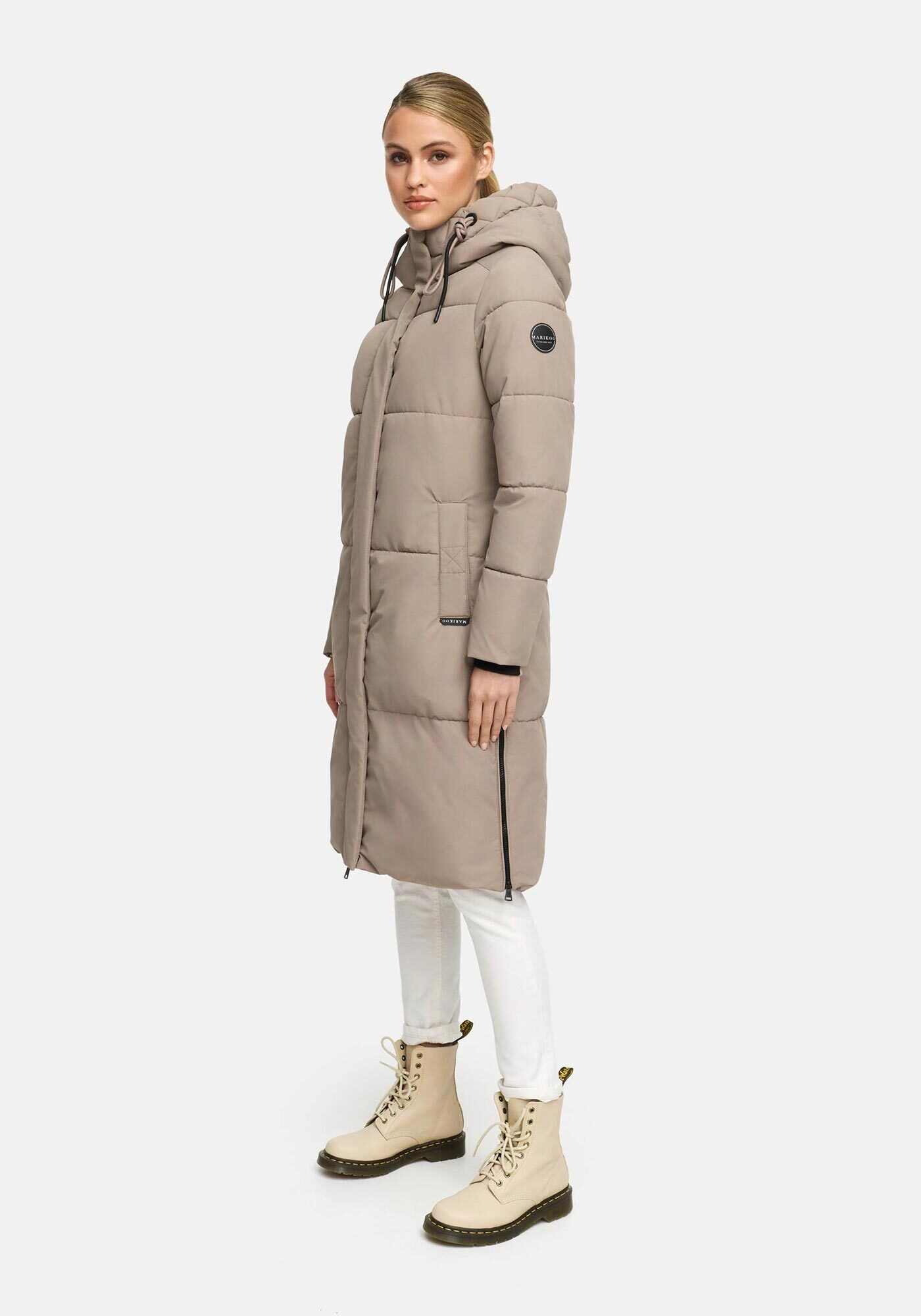 Thumbnail - Marikoo Winterjacke "Michikoo" Extra langer Schnitt mit seitlichen Belüftungsöffnungen