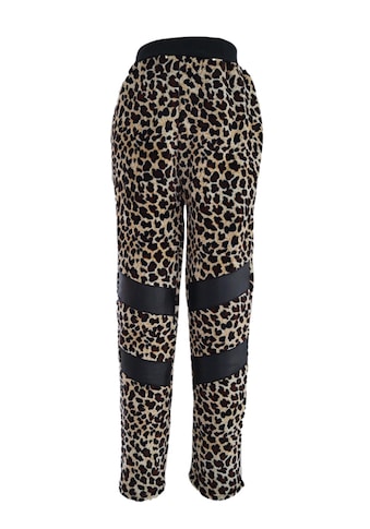 Family Trends Leggings su stylishem Leo-Print