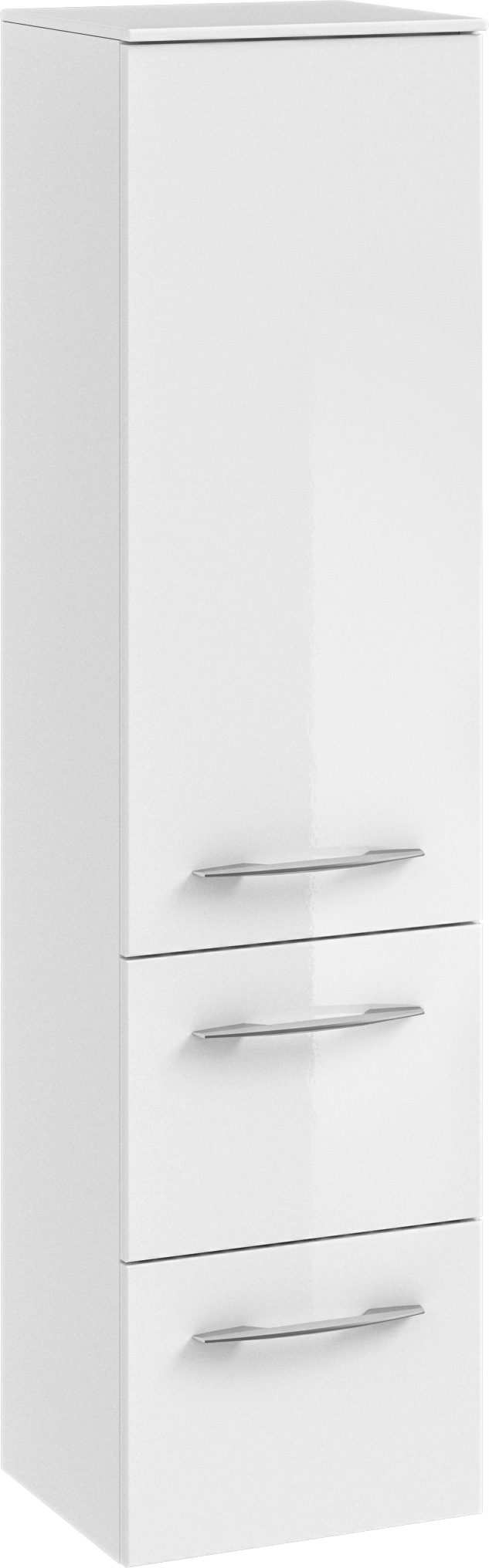 Saphir Badmöbel-Set »Cassca Sprint 3-teilig Mineralmarmor-Waschtisch mit LED-Spiegelschrank«, (4 St.), mit Midischrank, inkl. Türdämpfer, 6 Türen, 4 Türen