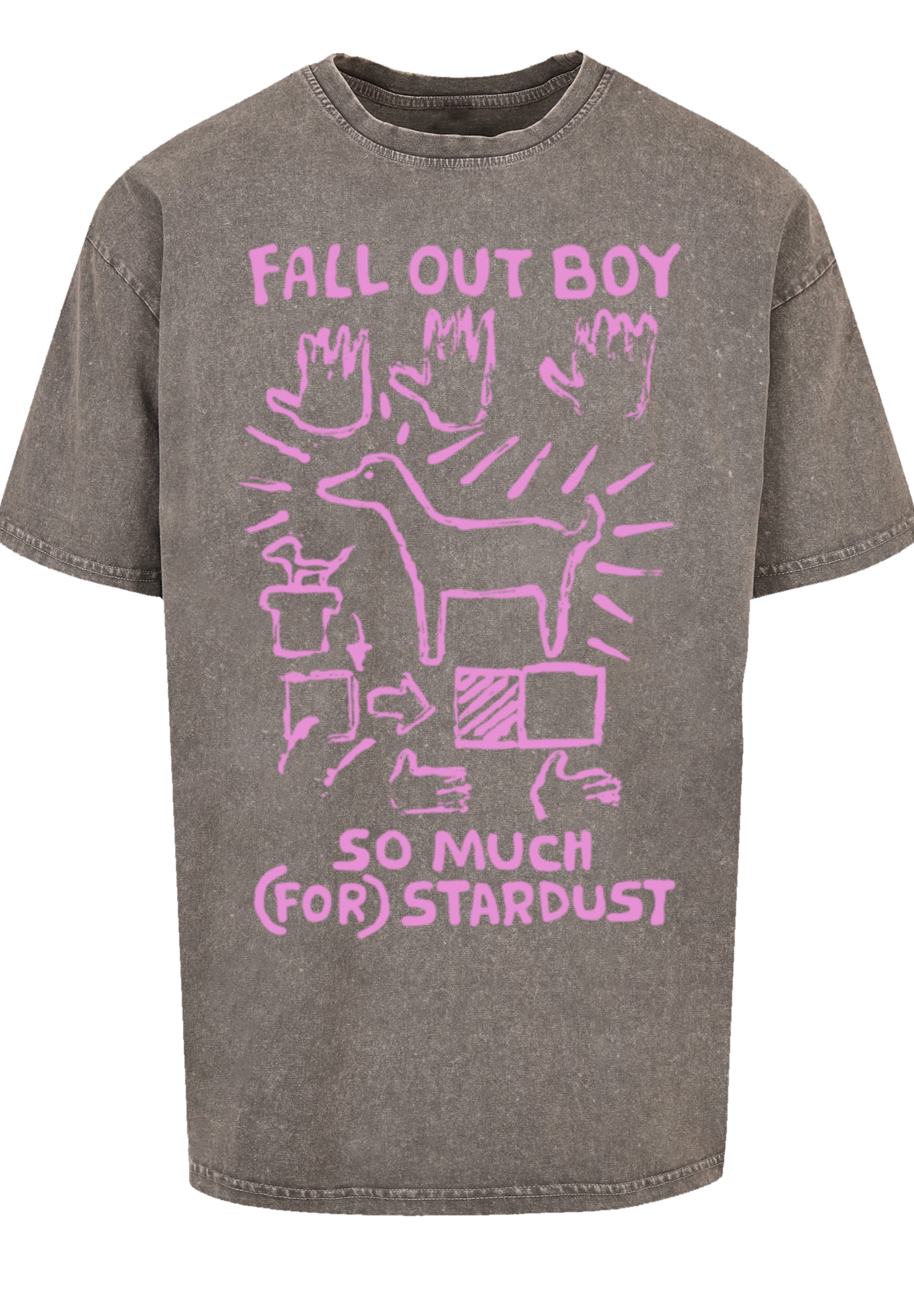 F4NT4STIC T-Shirt »Fall Out Boy Pink Dog So Much Stardust«, Premium Qualität