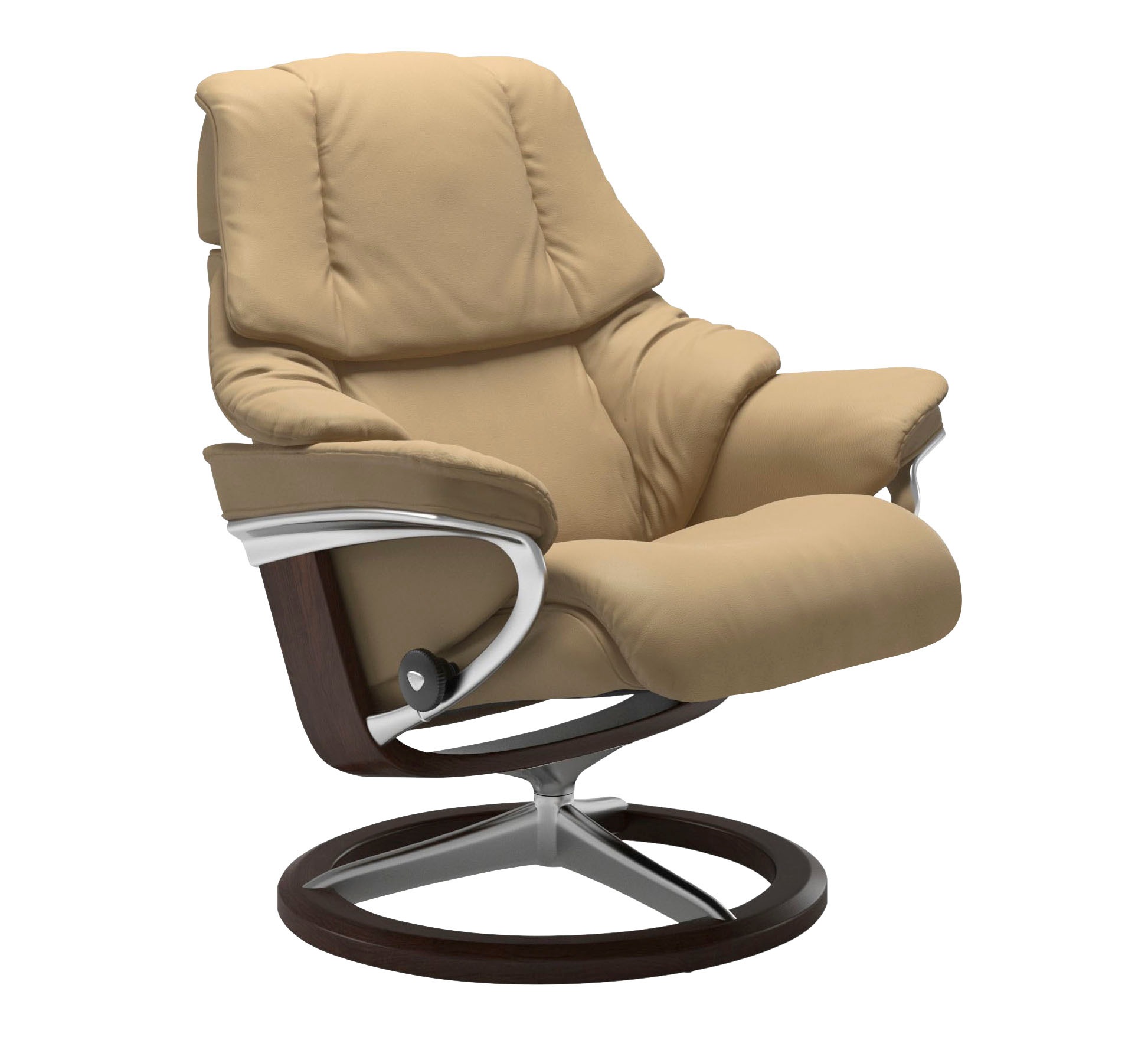 Thumbnail - Stressless Relaxsessel "Reno", (Set, Relaxsessel mit Hocker), mit Hocker, mit Signature Base, Größe S, M & L, Gestell Br...