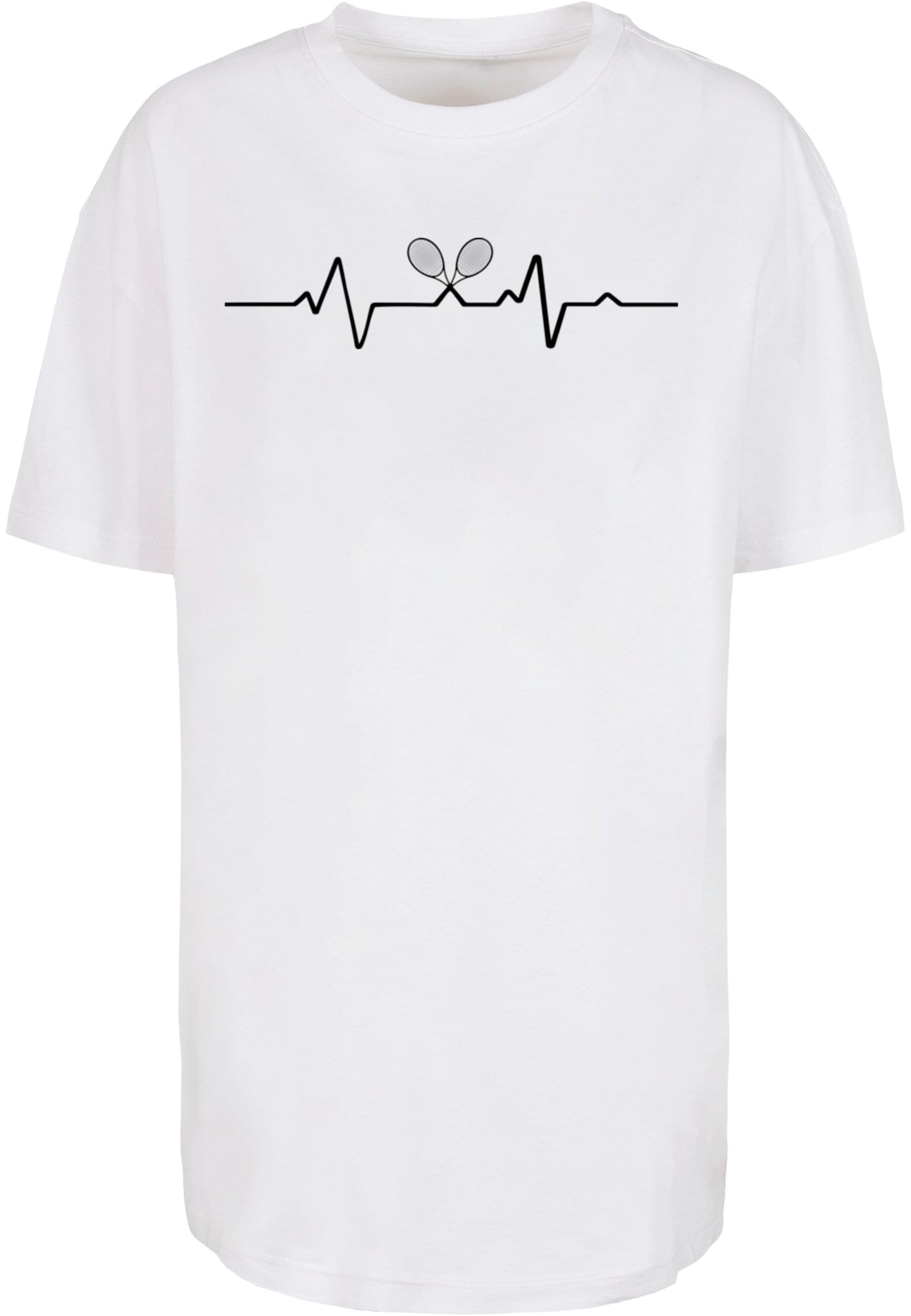 Merchcode T-Shirt "Merchcode Damen Ladies Tennis Beats Boyfriend Tee" günstig online kaufen