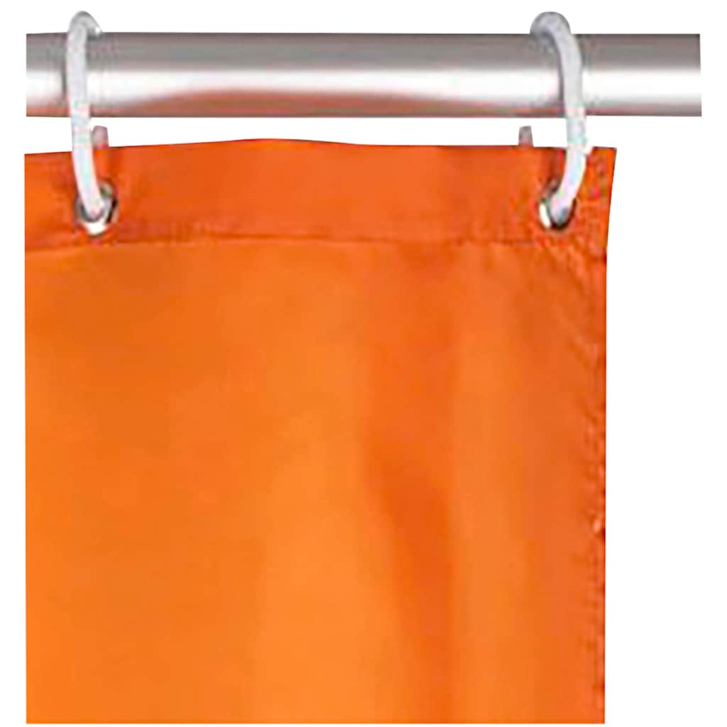 Wohnen Wohnaccessoires WENKO Duschvorhang »Uni Orange«, Breite 180 cm, Höhe 200 cm, waschbar orange