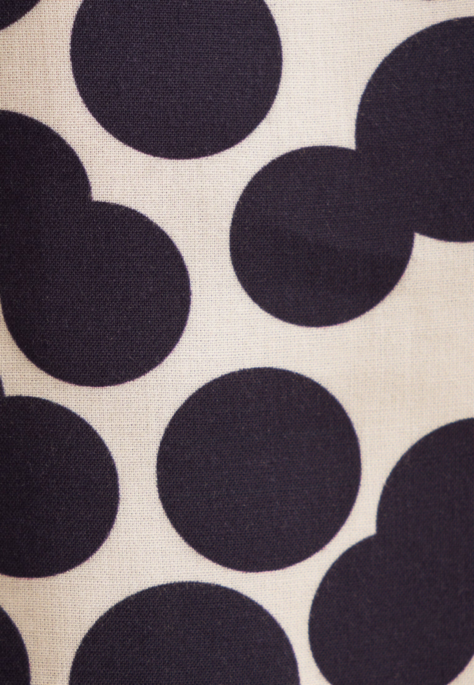 seidensticker Sommerkleid »Schwarze Rose«, Langarm Kragen Punkte
