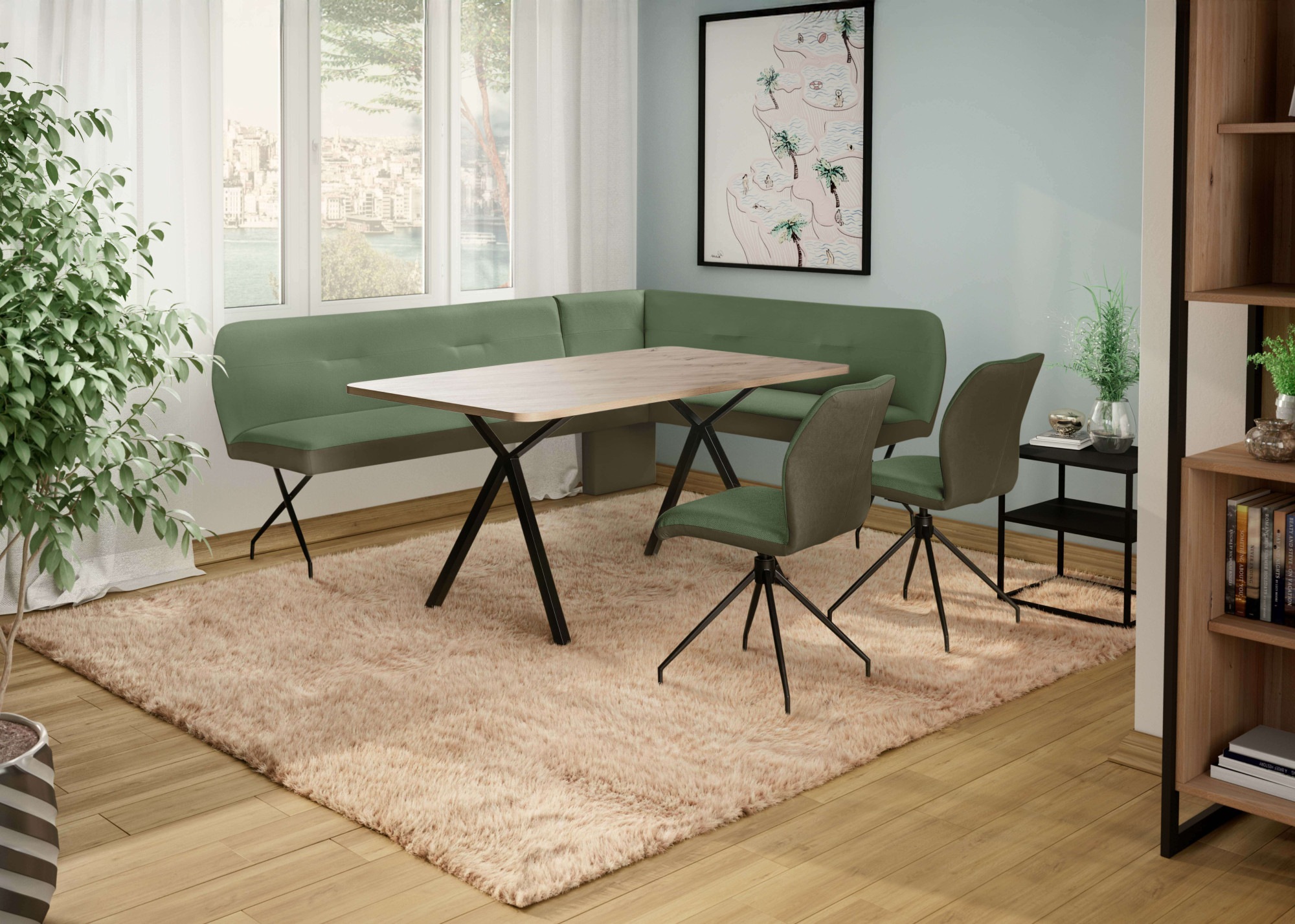 Home affaire Eckbankgruppe "Gabi Essecke, Sitzgruppe, Eckbankgruppe, Küchen günstig online kaufen