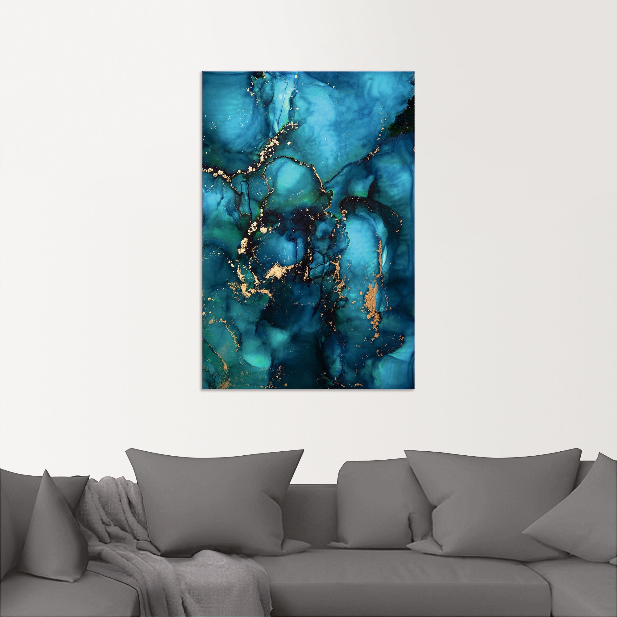 Artland Wandbild »Lagune«, Muster, (1 St.), als Alubild, Outdoorbild, Leinwandbild, Poster in verschied. Größen