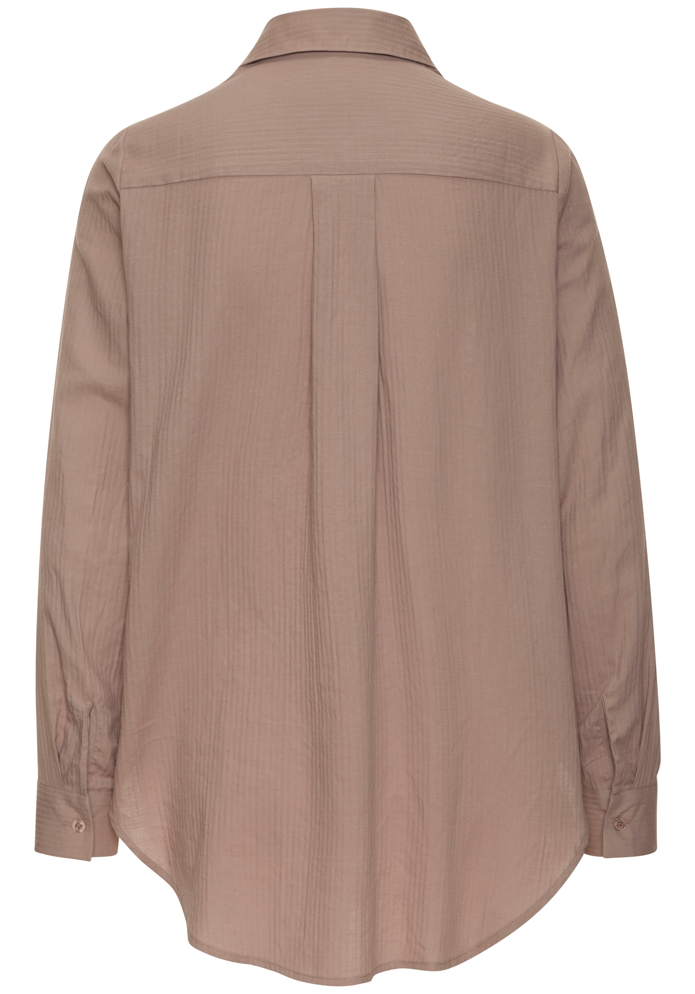 Vivance Hemdbluse aus Strukturware, Damenbluse mit Hemdkragen und Knopfleis günstig online kaufen