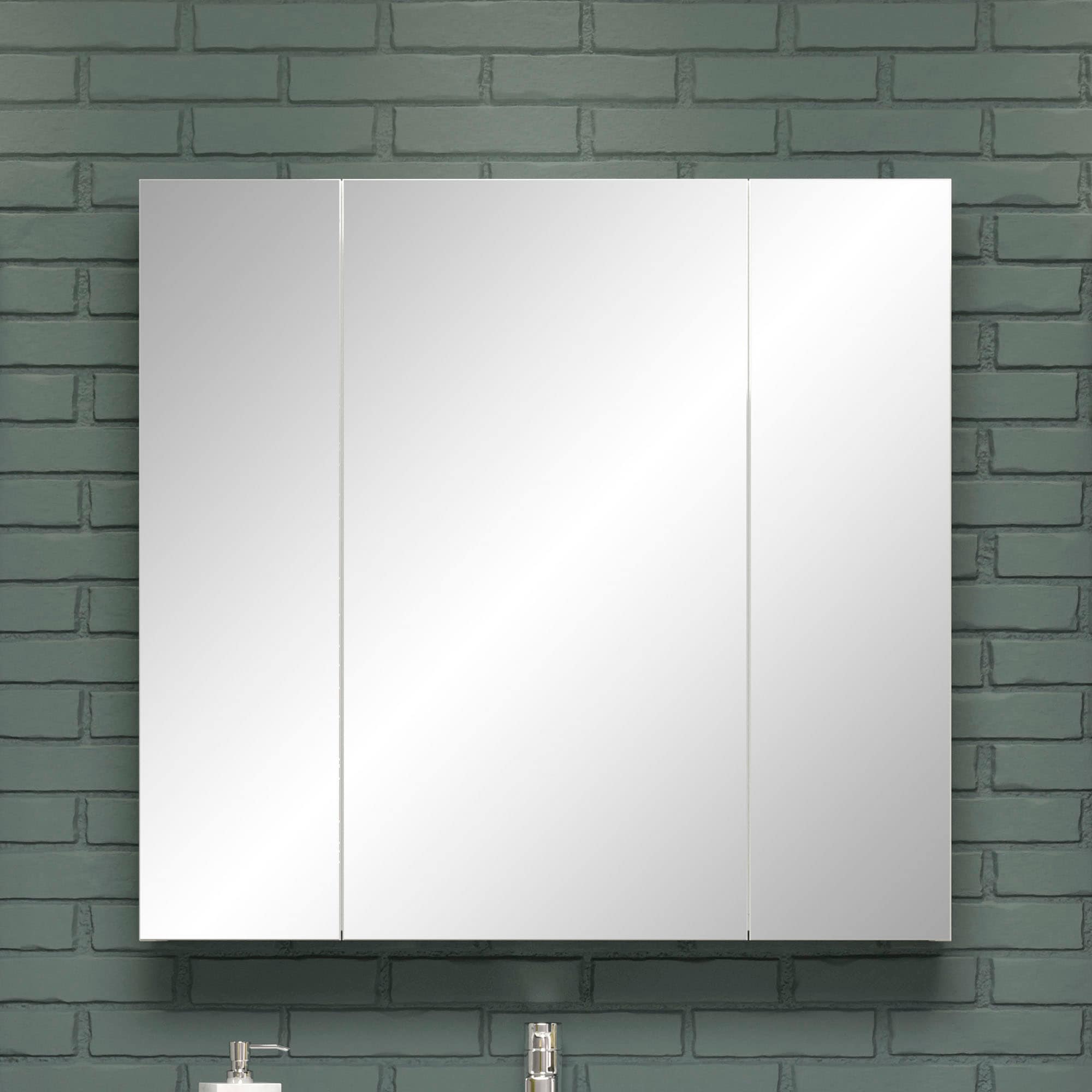 welltime Spiegelschrank »Ravenna«, Breite 80 cm, 2 Korpusfarben