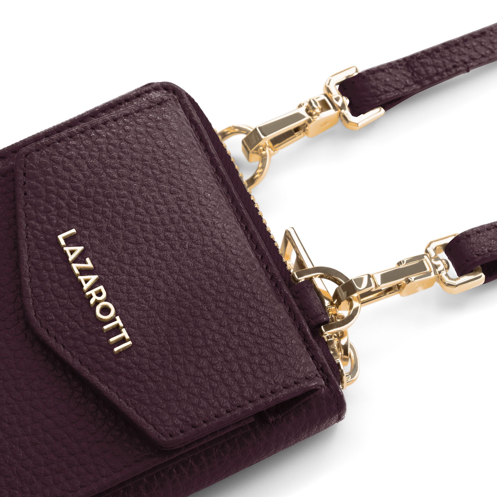 Lazarotti Smartphone-Hülle »Bologna Leather Zip-Around Geldbörse Handytasche Leder 19 cm«